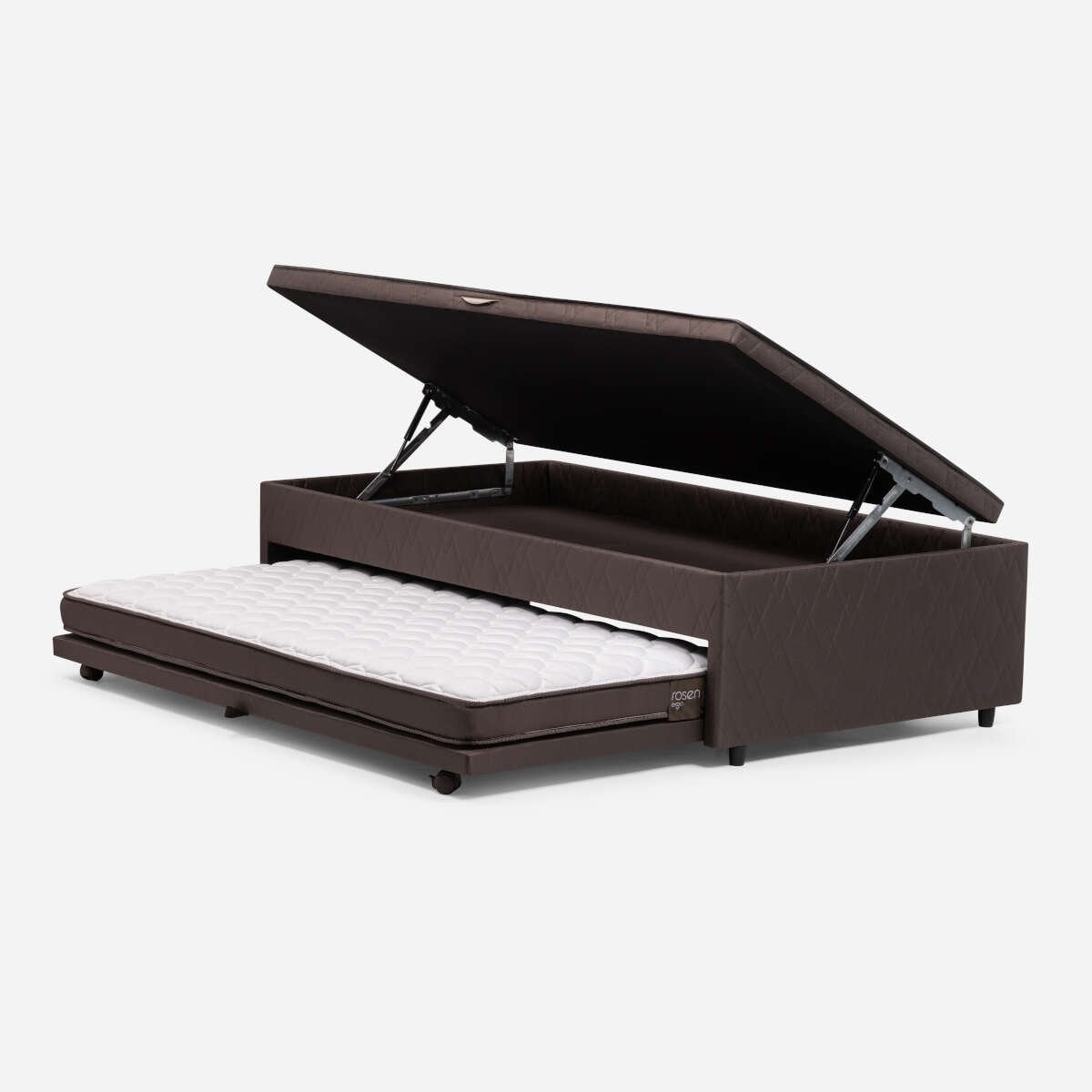 BASE BED BOXET ROSEN ERGO T CHOCOLATE 2 PLAZAS - 1