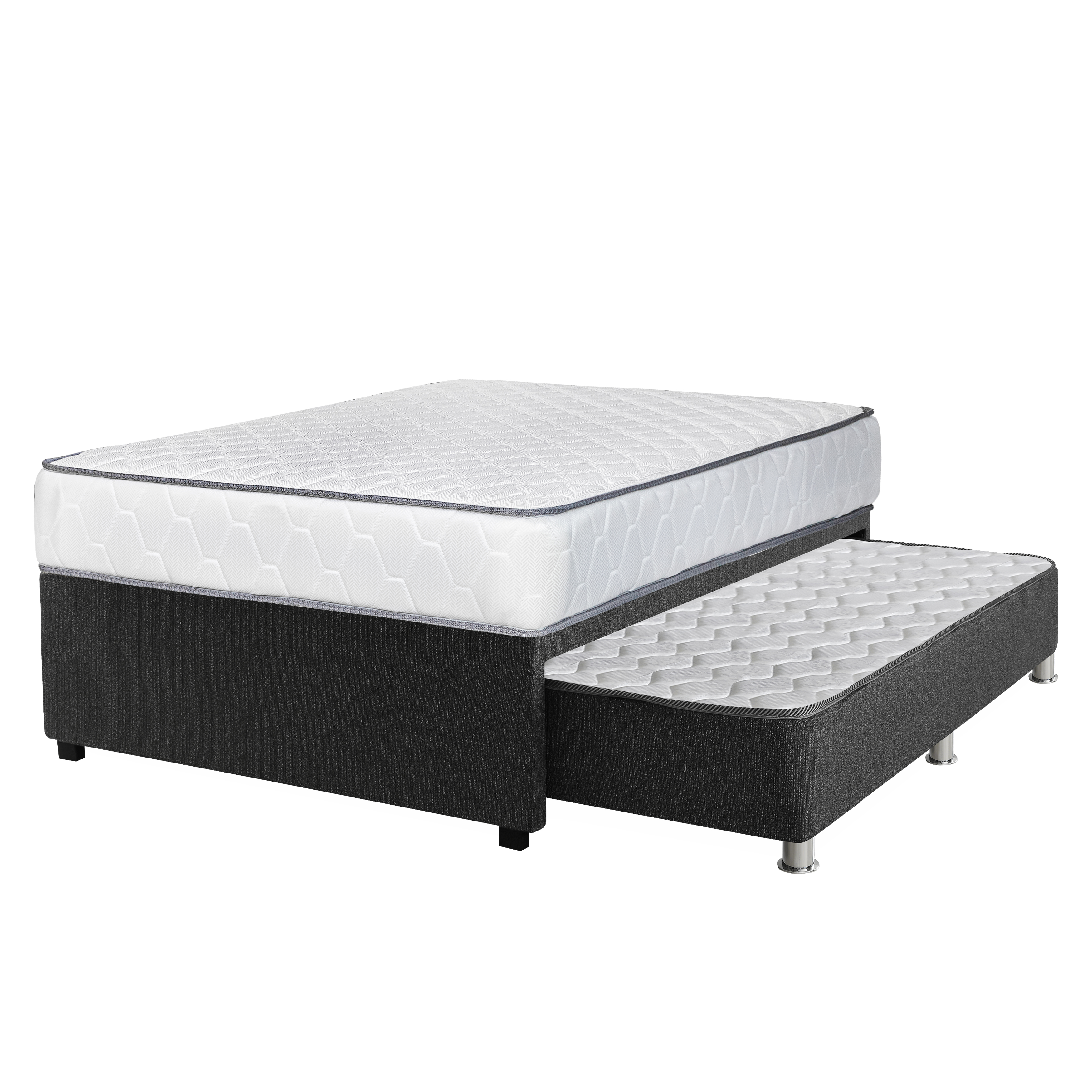 CAMA DIVÁN FORLI RENNES 1.5 PLAZAS GRIS - 2