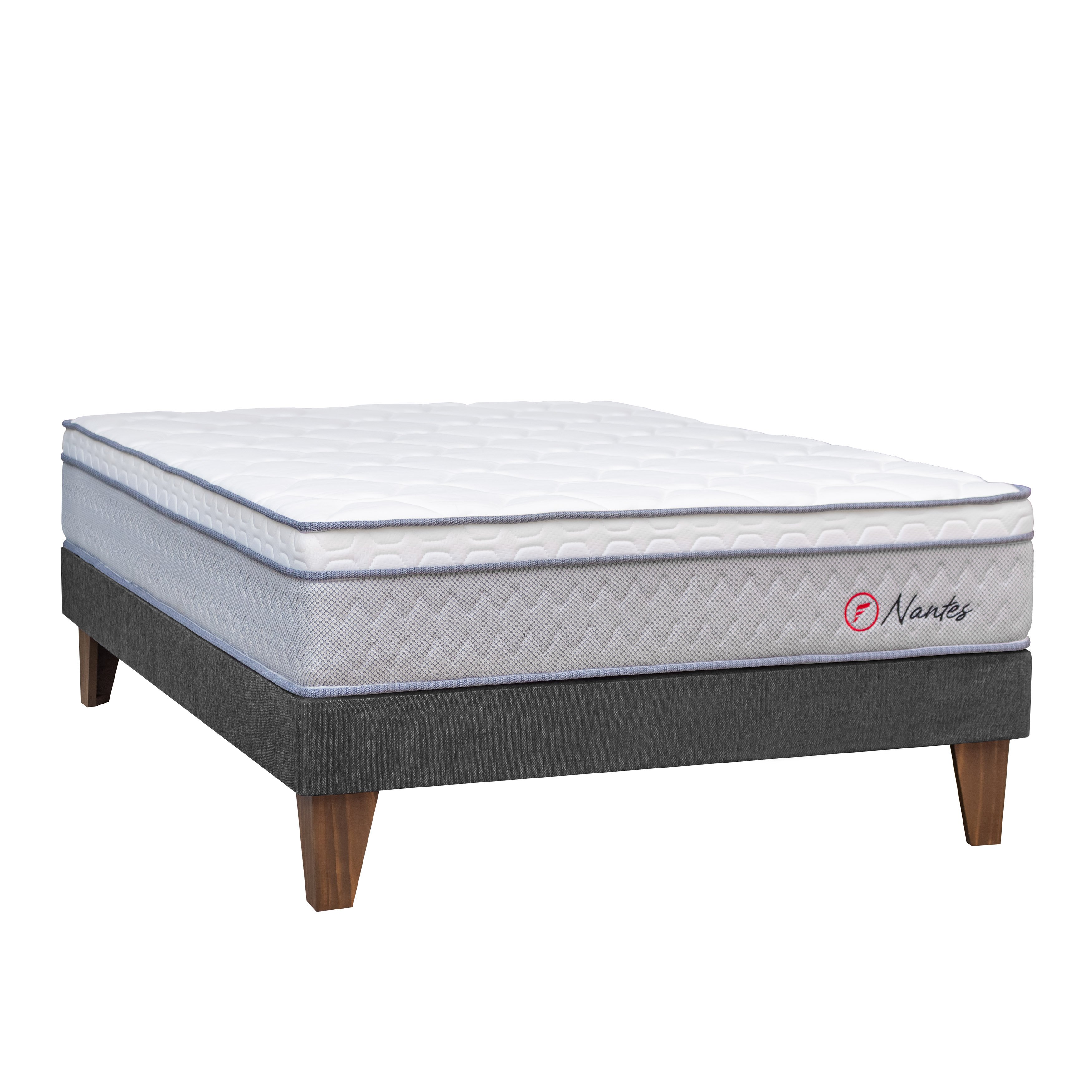 CAMA EUROPEA FORLI NANTES 1.5 PLAZAS GRIS - 1