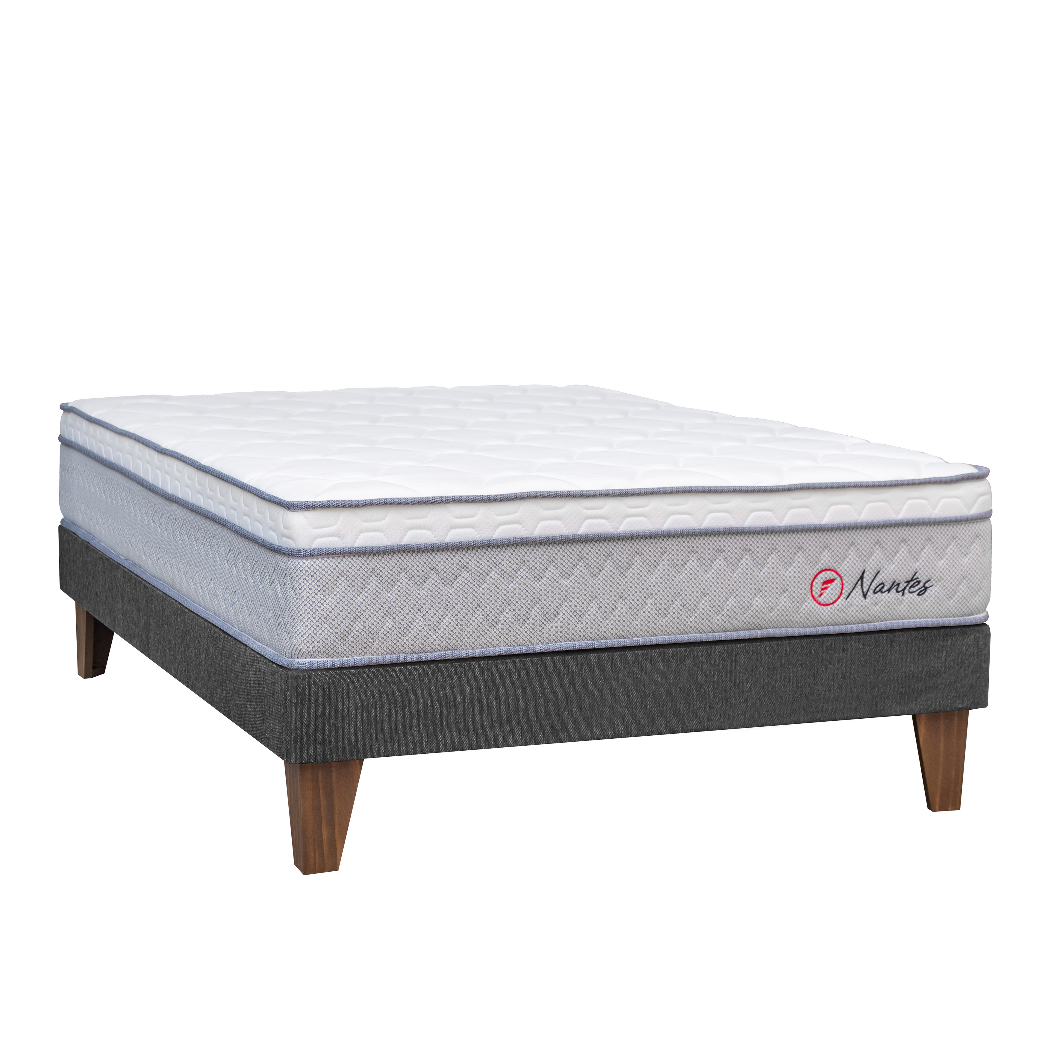 CAMA EUROPEA FORLI NANTES 2 PLAZAS GRIS - 1