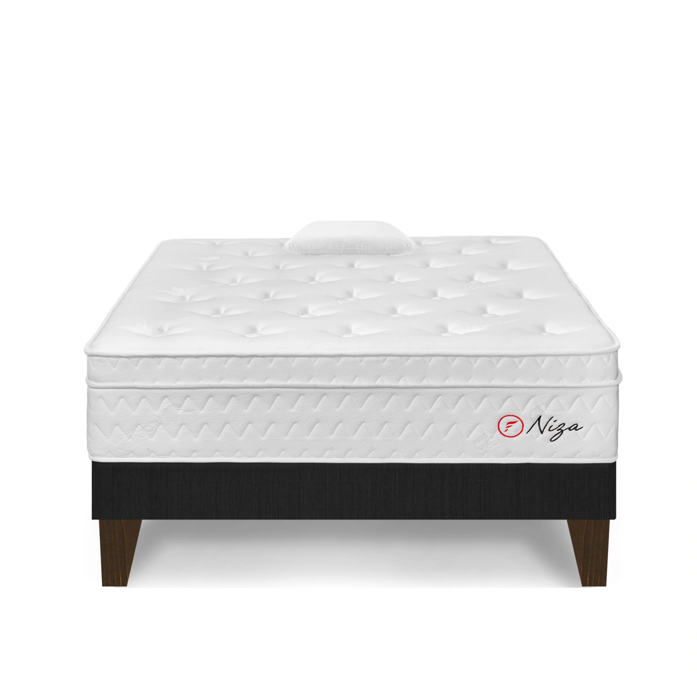 CAMA EUROPEA FORLI NIZA 1.5 PLAZAS GRIS - 1