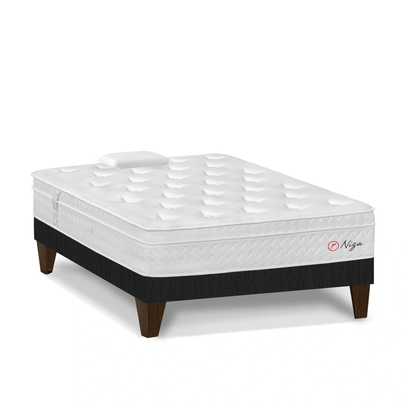 CAMA EUROPEA FORLI NIZA 1.5 PLAZAS GRIS - 2