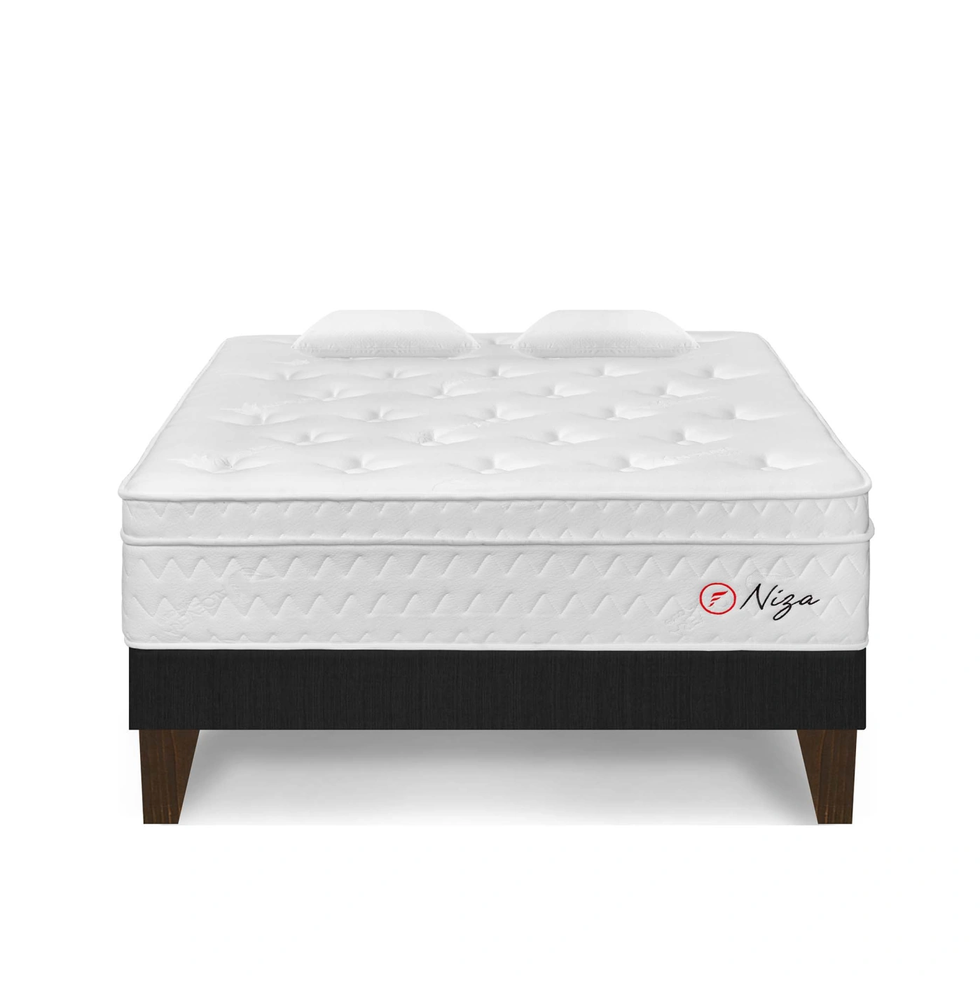CAMA EUROPEA FORLI NIZA 2 PLAZAS GRIS - 1