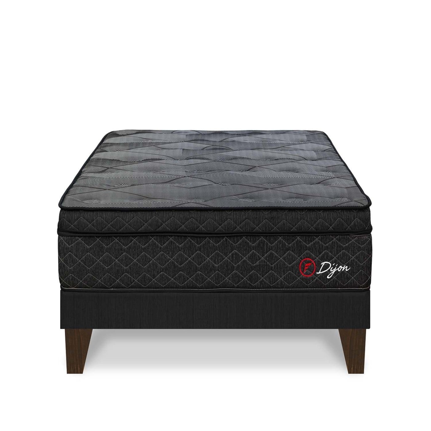CAMA EUROPEA FORLI DIJON 1.5 PLAZAS GRIS - 1