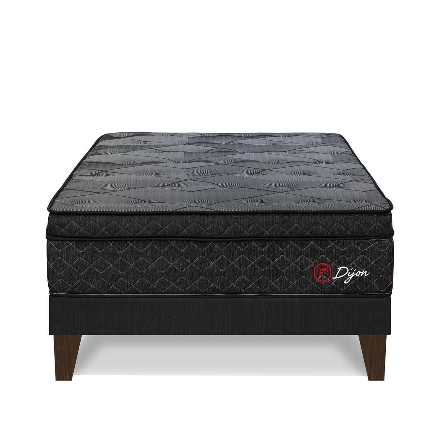 CAMA EUROPEA FORLI DIJON 2 PLAZAS GRIS - 1