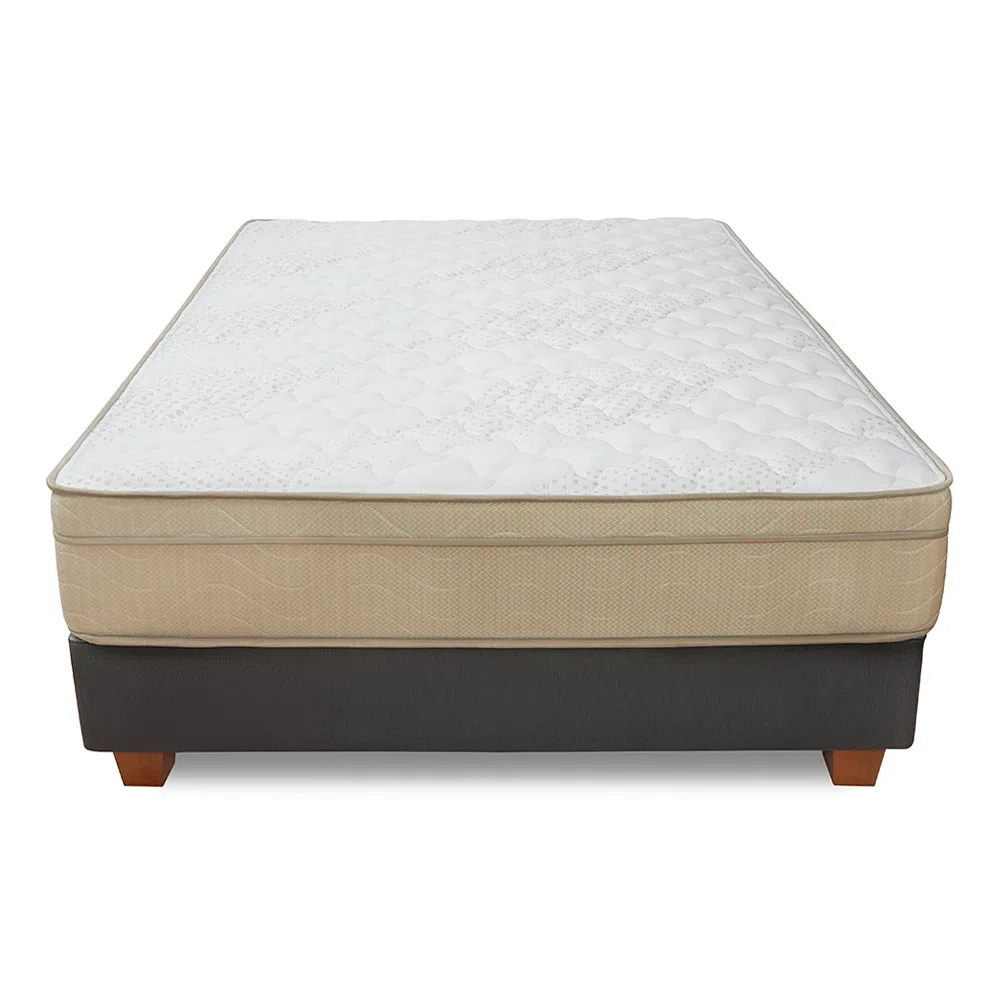 CAMA AMERICANA DRIMER SUPER NOVA 2 PLAZAS GRIS OSCURO - 2