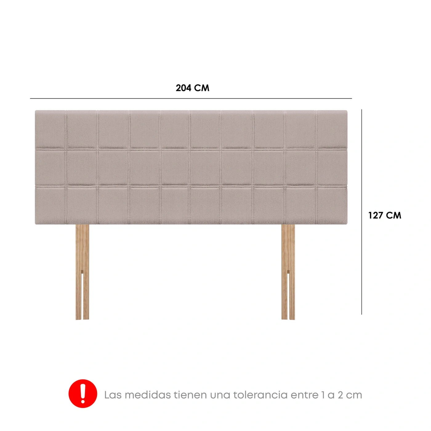 DORMITORIO EUROPEO FORLI NIZA KING BEIGE - 8