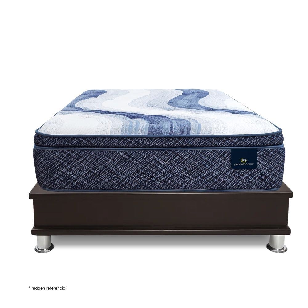 CAMA CON CAJONES SERTA CHARLOTTE SKY KING MARRÓN - 2