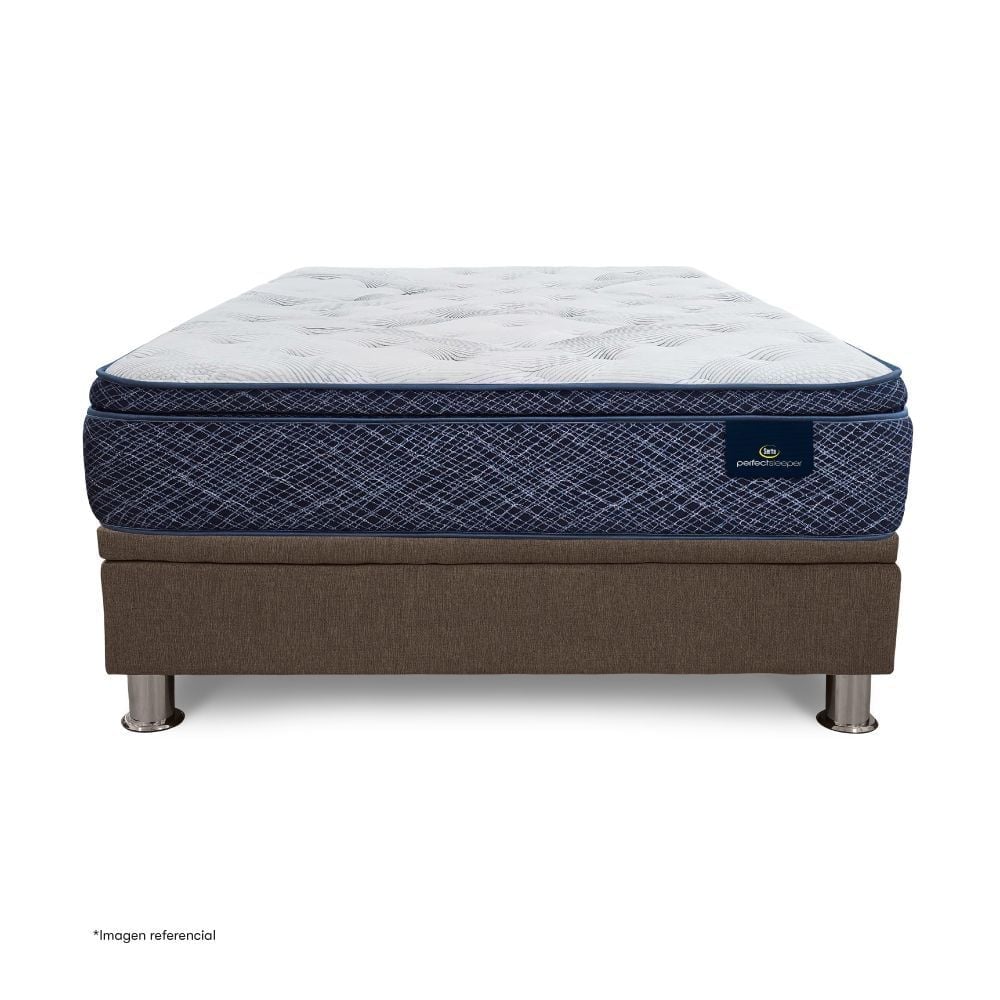CAMA BOXET SERTA FINEZZA QUEEN MARRÓN - 2