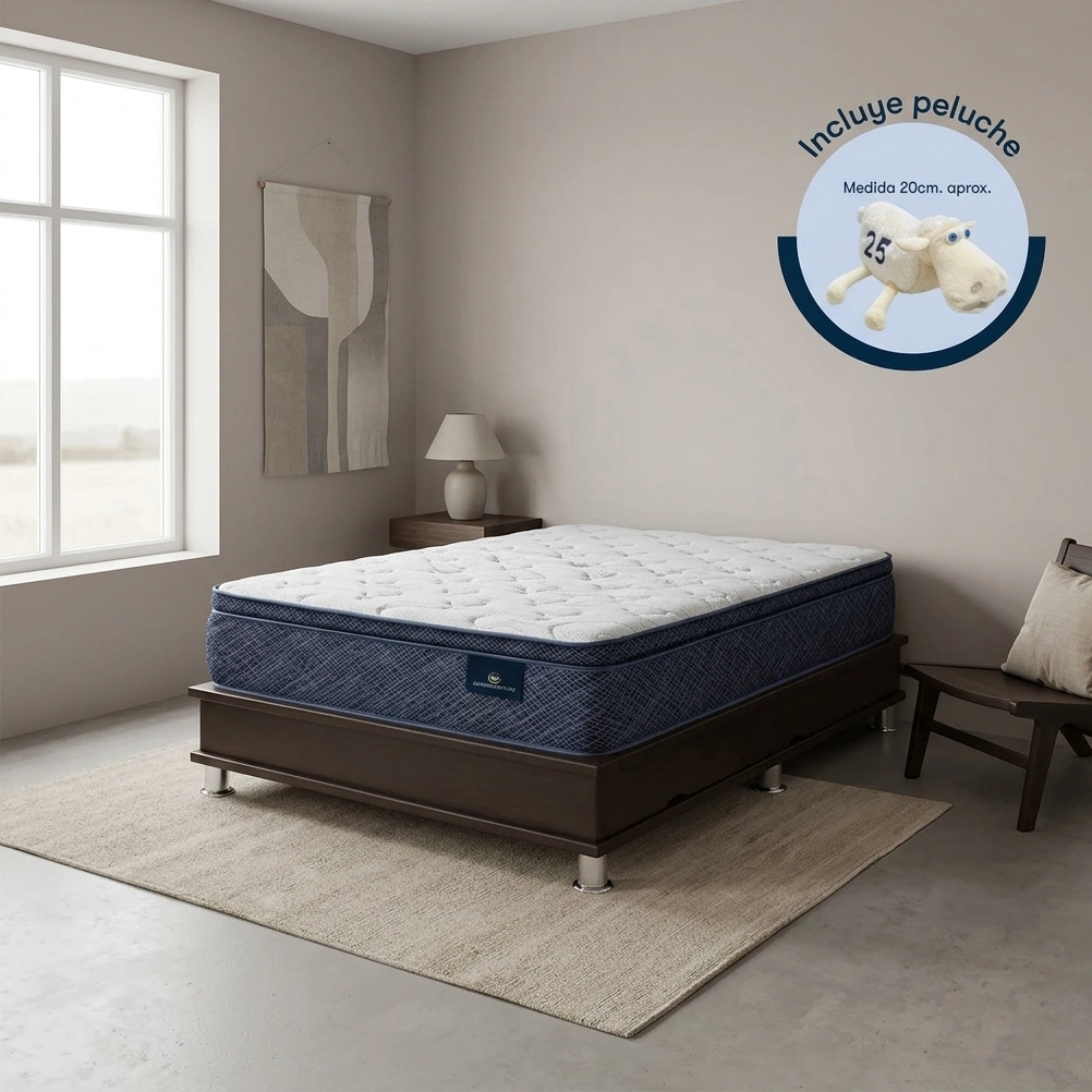 CAMA CON CAJONES SERTA KENYA KING MARRÓN - 1
