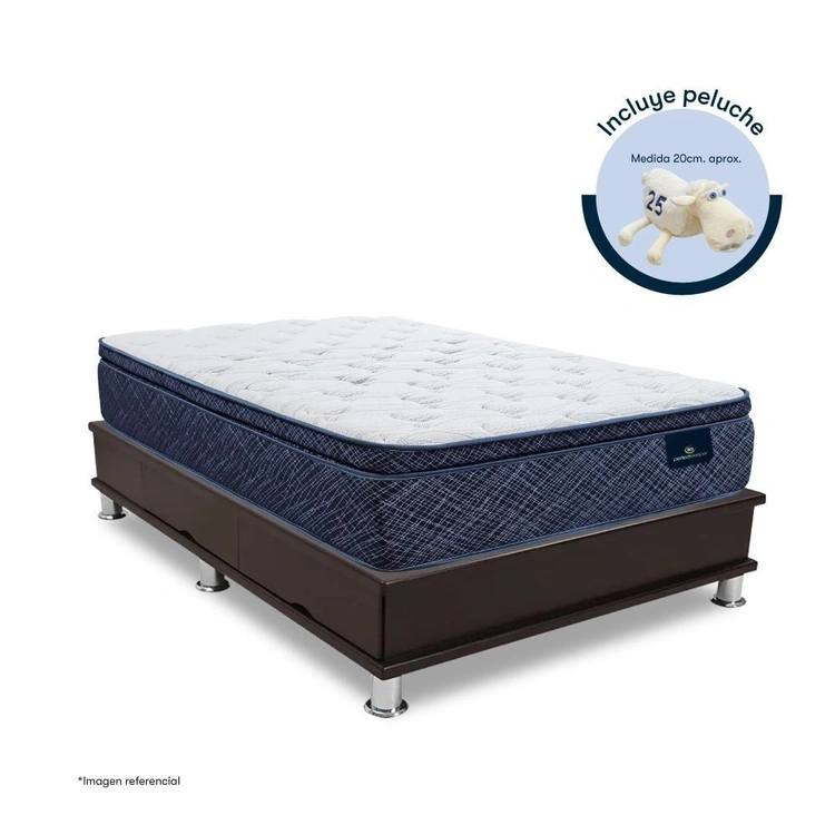 CAMA CON CAJONES SERTA KENYA KING MARRÓN - 2