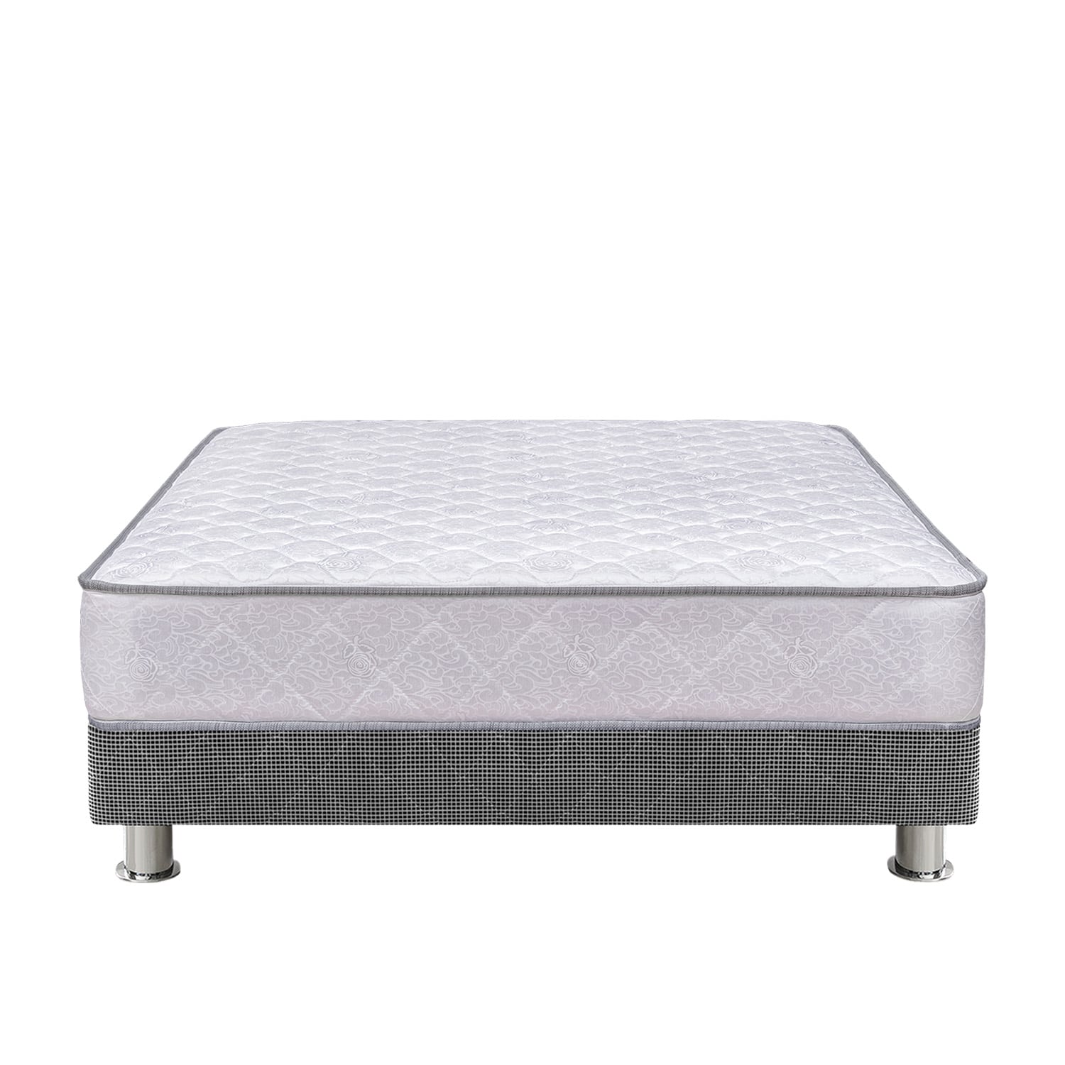 CAMA AMERICANA RIZZOLI PALERMO 1.5 PLAZAS GRIS - 1