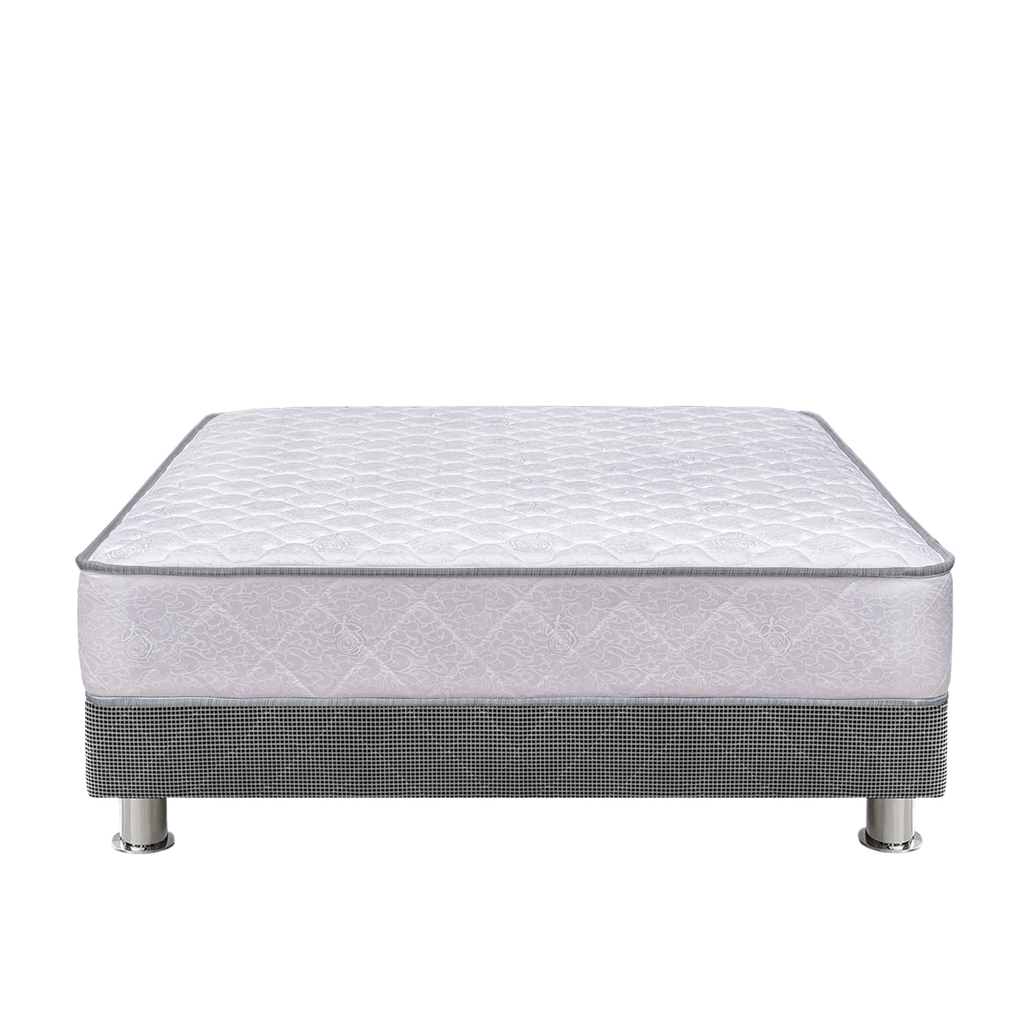 CAMA AMERICANA RIZZOLI PALERMO 2 PLAZAS GRIS - 1