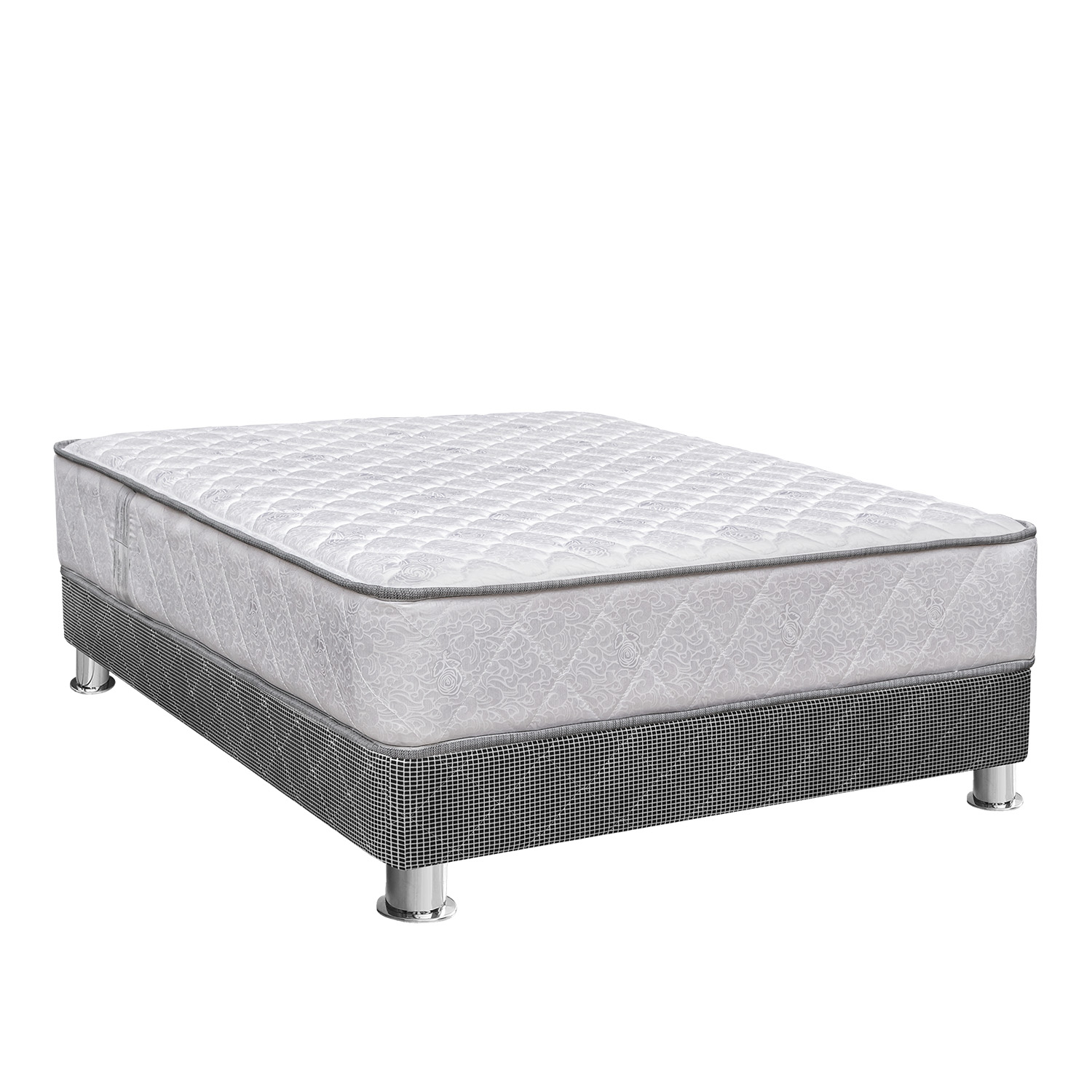 CAMA AMERICANA RIZZOLI PALERMO 2 PLAZAS GRIS - 2