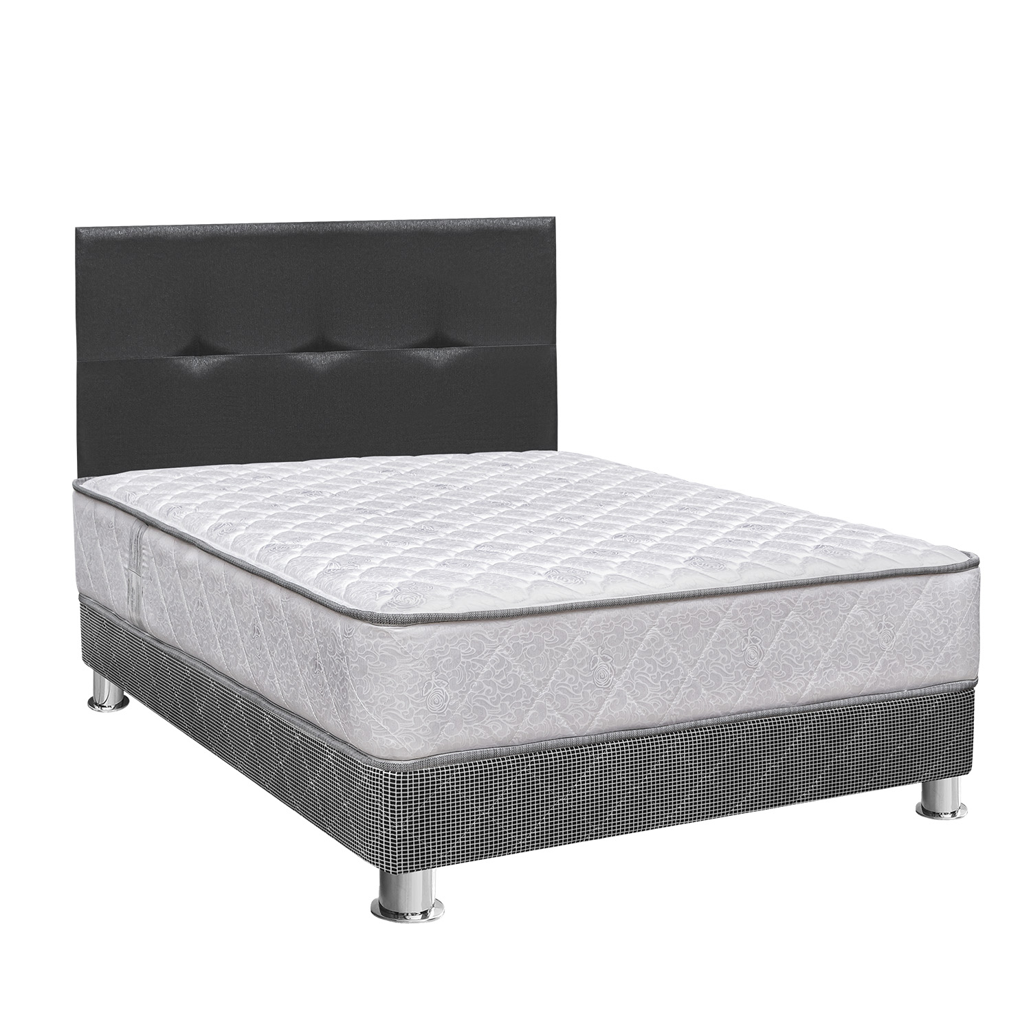 DORMITORIO AMERICANO RIZZOLI PALERMO 1.5 PLAZAS GRIS - 2