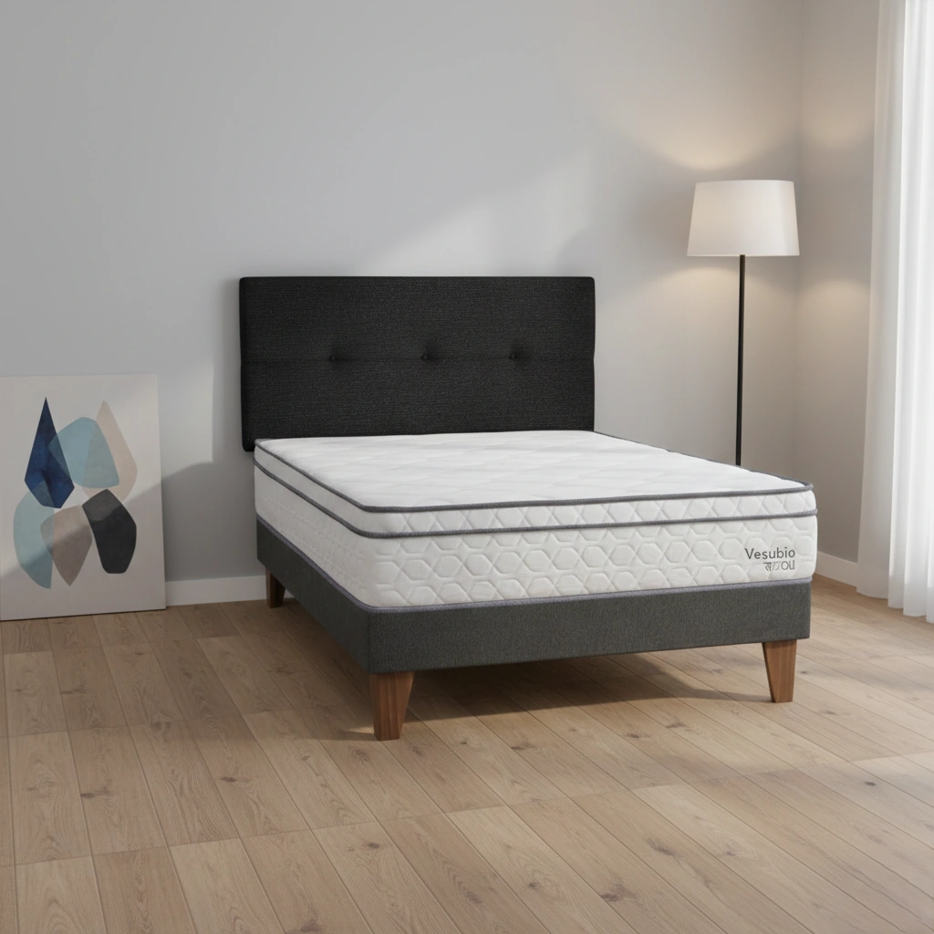 DORMITORIO EUROPEO RIZZOLI VESUBIO 2 PLAZAS GRIS - 1