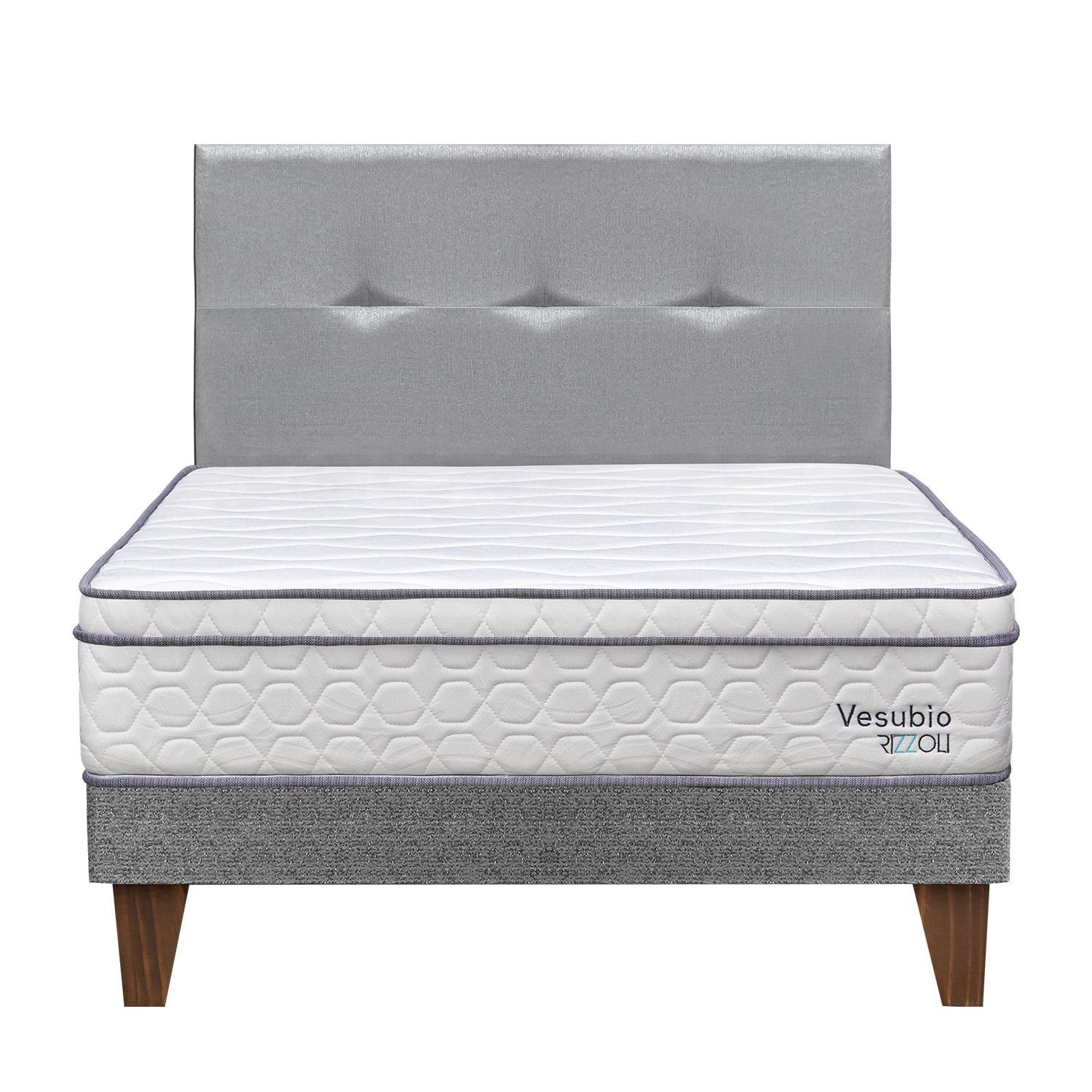 DORMITORIO EUROPEO RIZZOLI VESUBIO 1.5 PLAZAS PLATA - 1