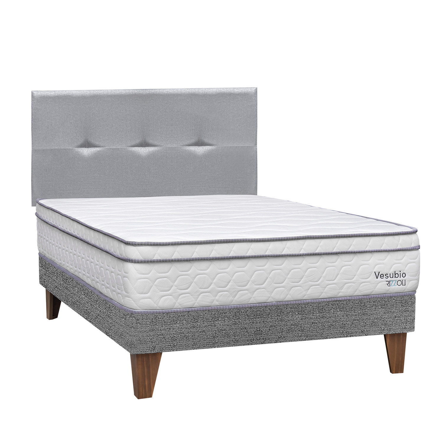 DORMITORIO EUROPEO RIZZOLI VESUBIO 1.5 PLAZAS PLATA - 2