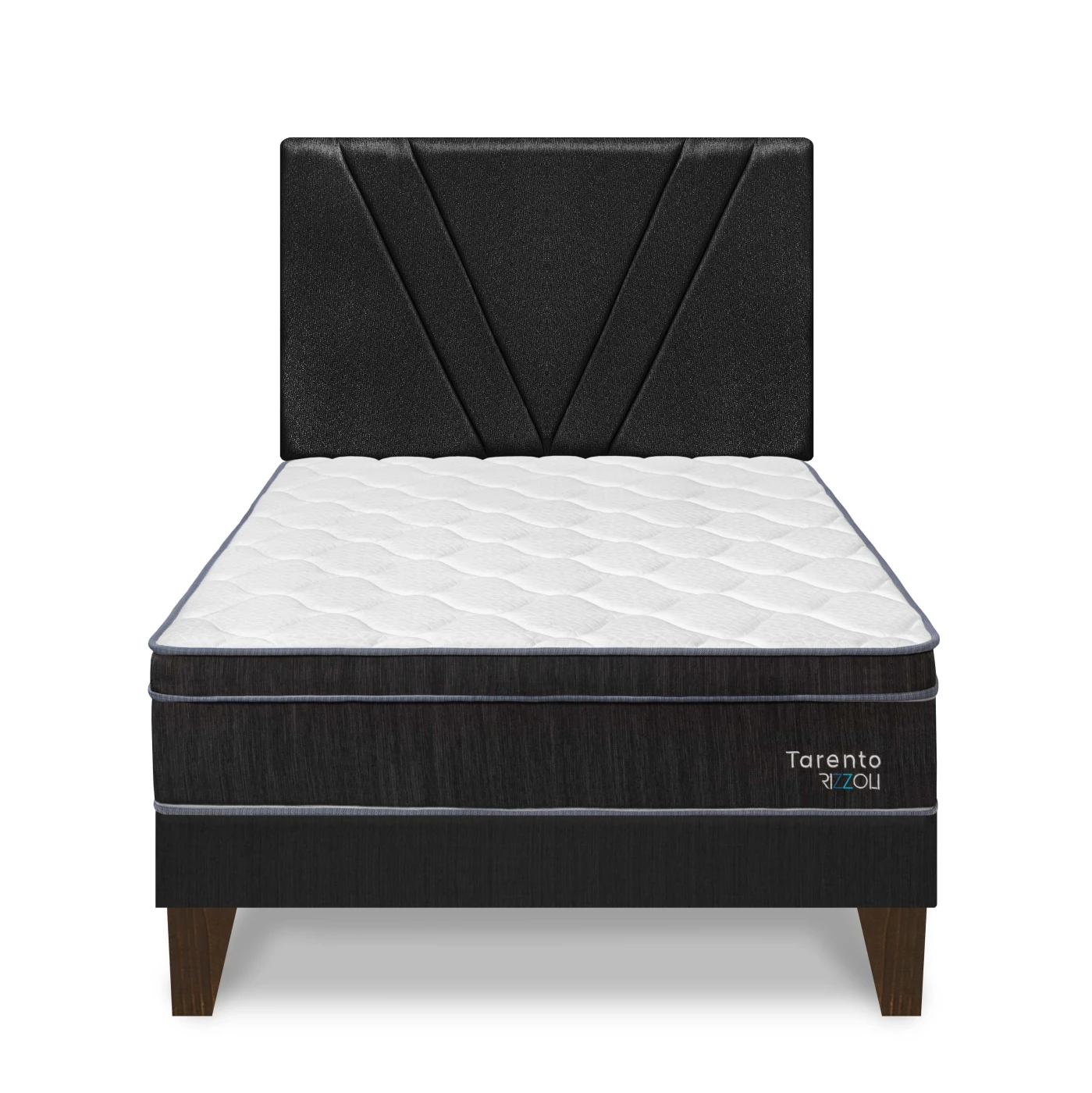 DORMITORIO EUROPEO RIZZOLI TARENTO 1.5 PLAZAS GRIS - 1