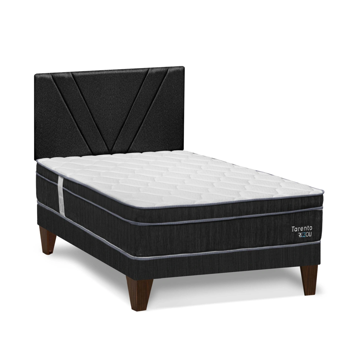 DORMITORIO EUROPEO RIZZOLI TARENTO 1.5 PLAZAS GRIS - 2