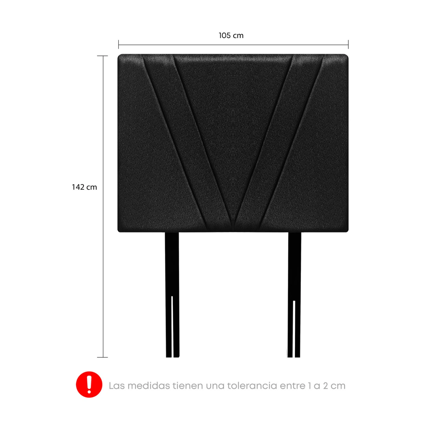 DORMITORIO EUROPEO RIZZOLI TARENTO 1.5 PLAZAS GRIS - 7