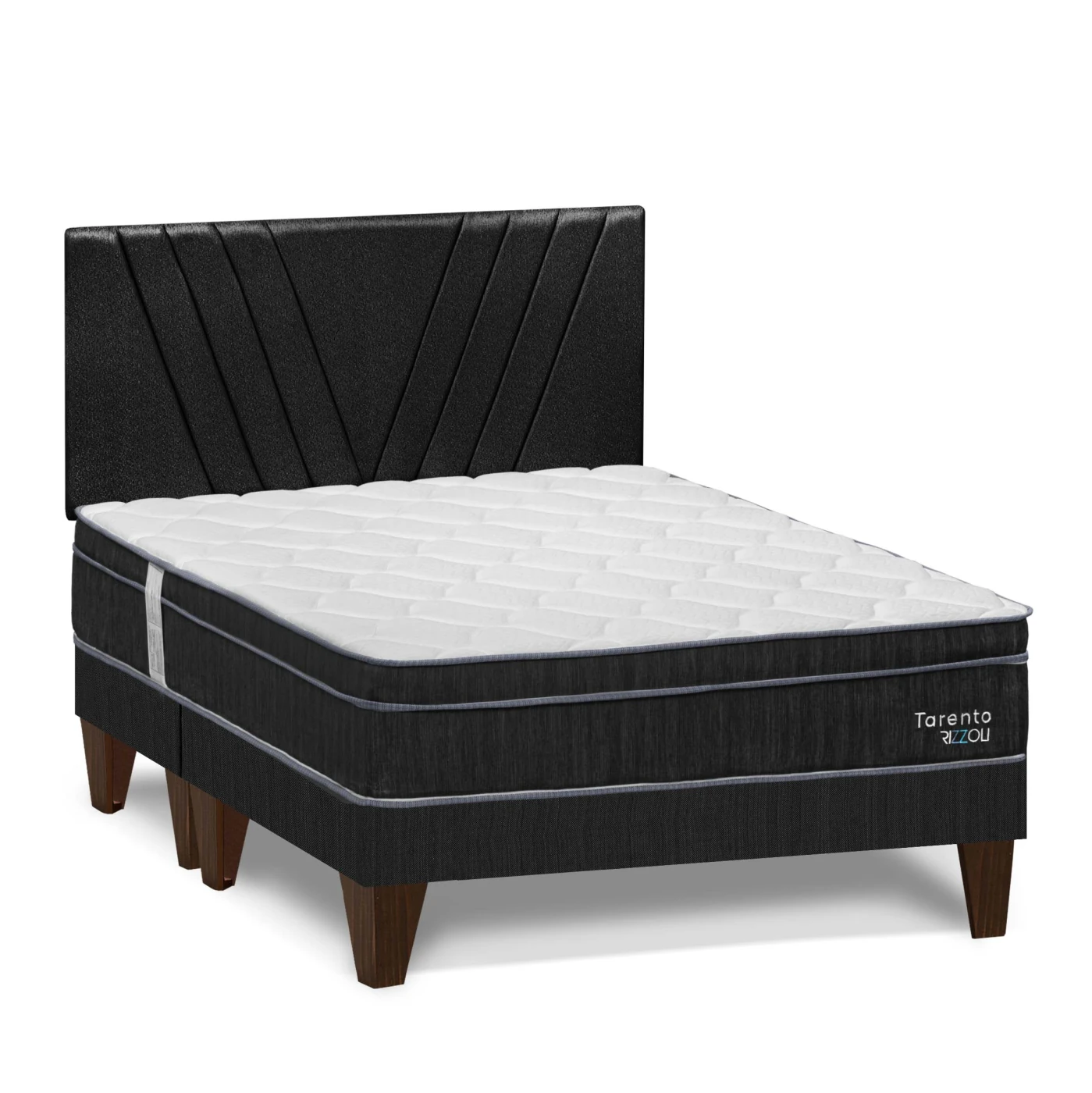 DORMITORIO EUROPEO RIZZOLI TARENTO QUEEN PLAZAS GRIS - 2