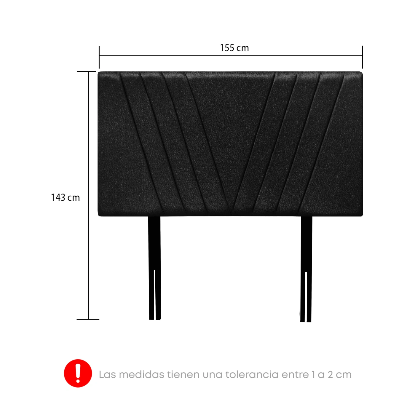 DORMITORIO EUROPEO RIZZOLI TARENTO QUEEN PLAZAS GRIS - 7