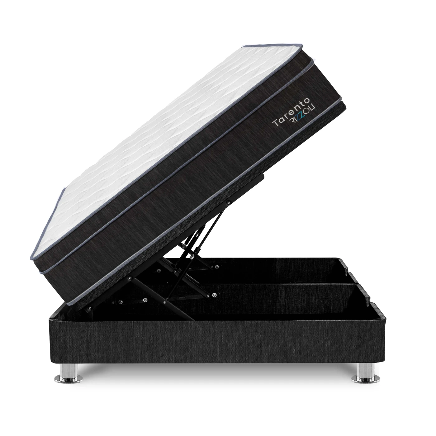 CAMA BOXET RIZZOLI TARENTO QUEEN GRIS - 1