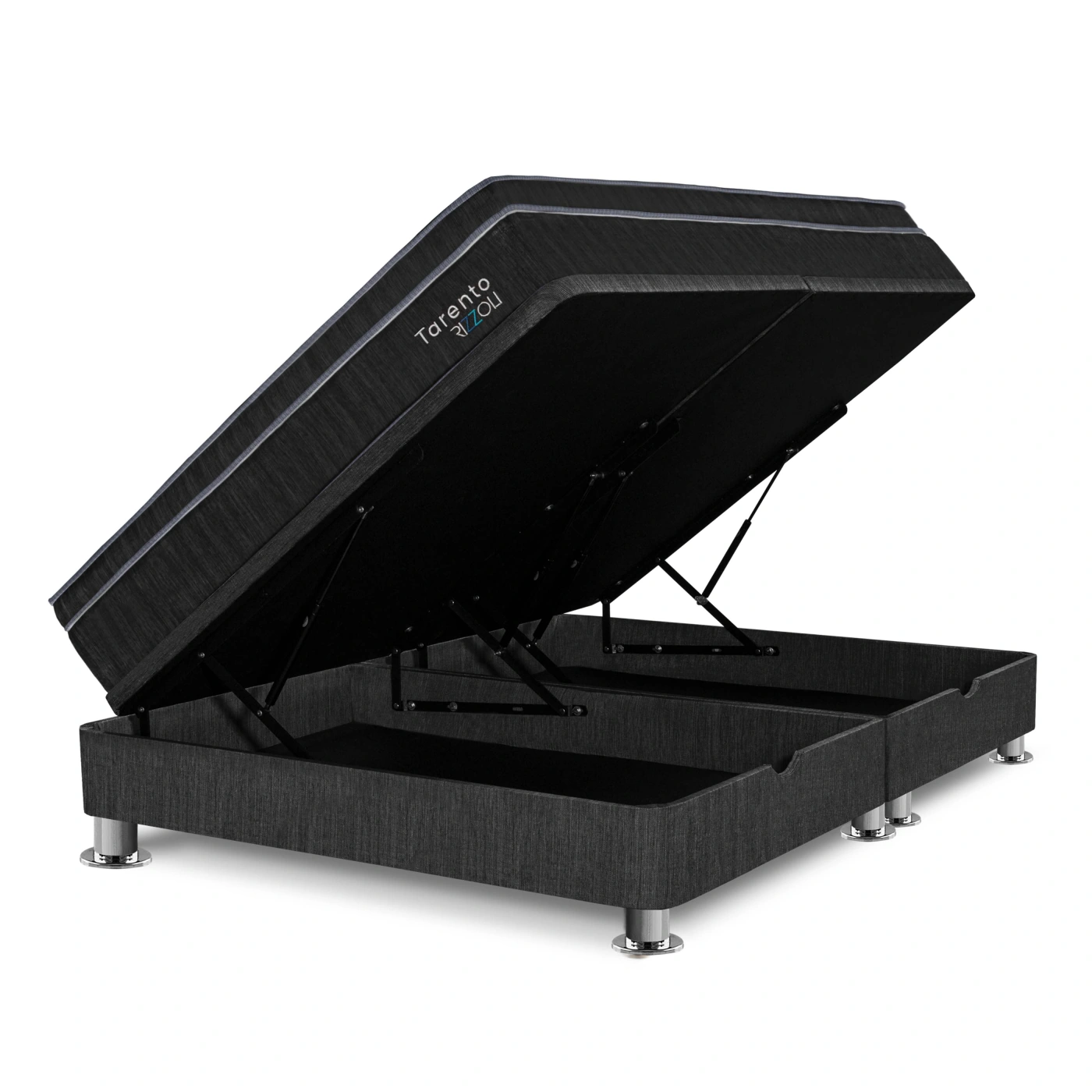 CAMA BOXET RIZZOLI TARENTO QUEEN GRIS - 2