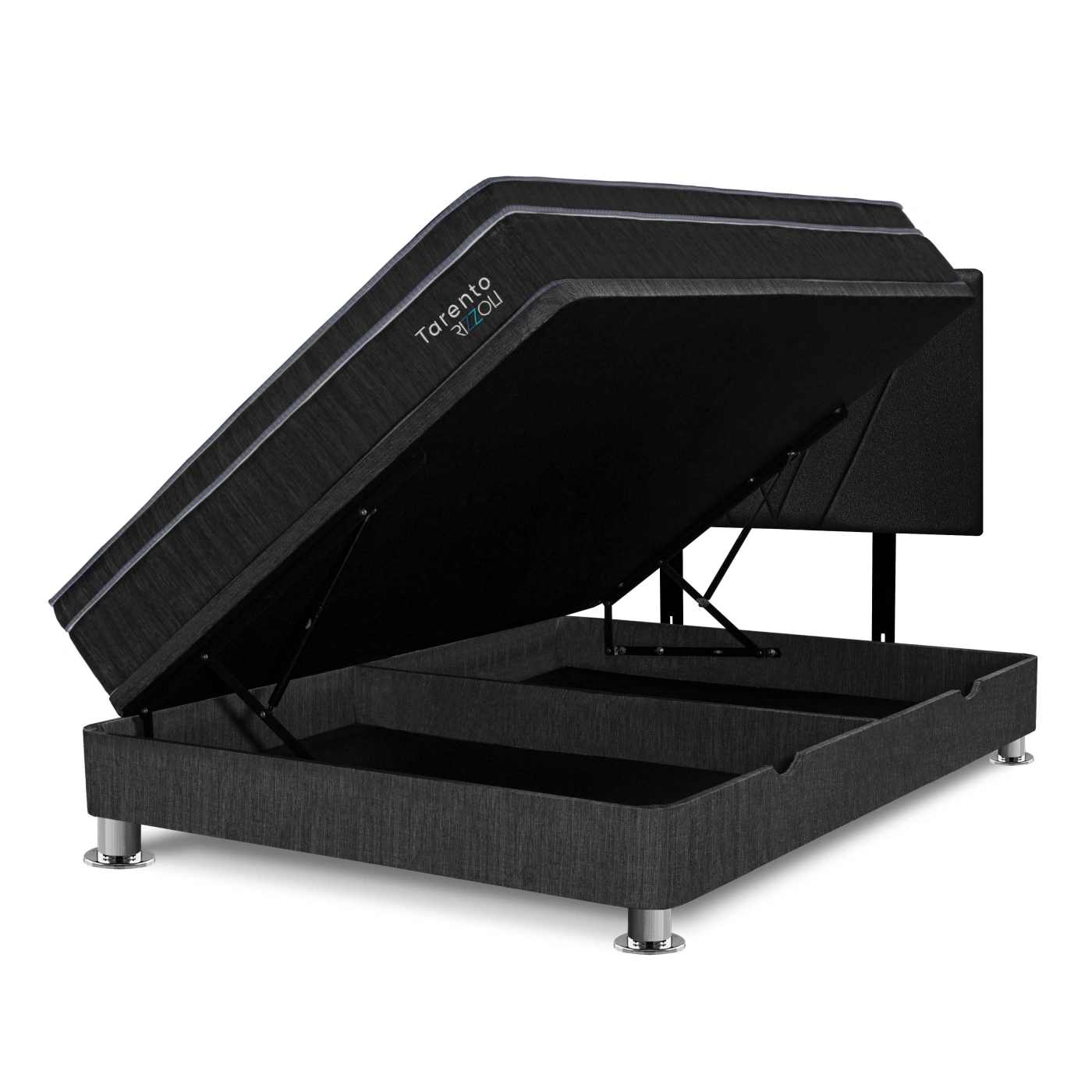 DORMITORIO BOXET RIZZOLI TARENTO 1.5 PLAZAS GRIS - 2