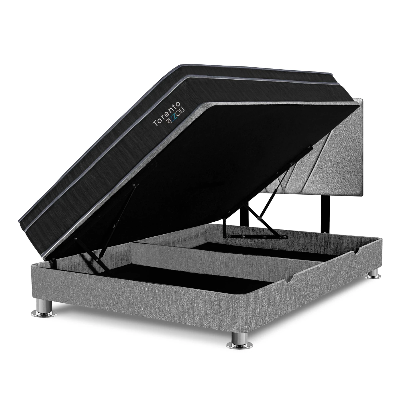 DORMITORIO BOXET RIZZOLI TARENTO 1.5 PLAZAS PLATA - 2