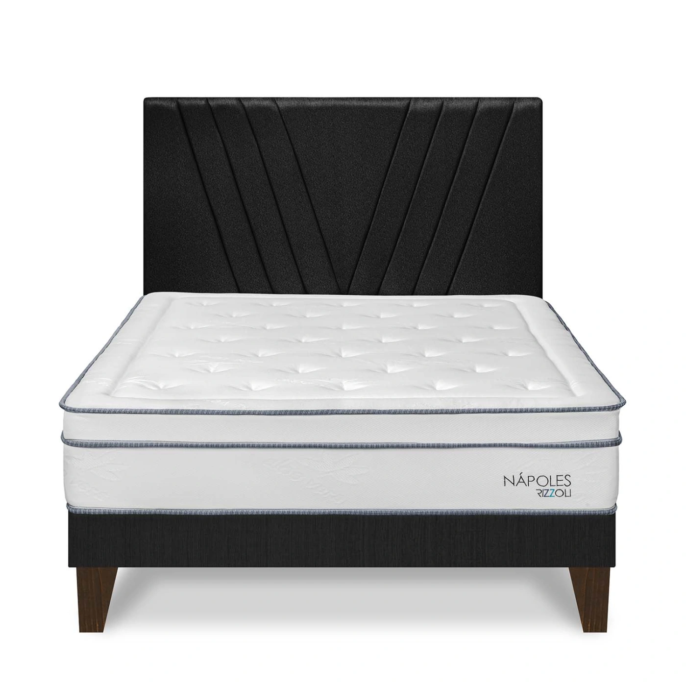 DORMITORIO EUROPEO RIZZOLI NAPOLES QUEEN GRIS - 1