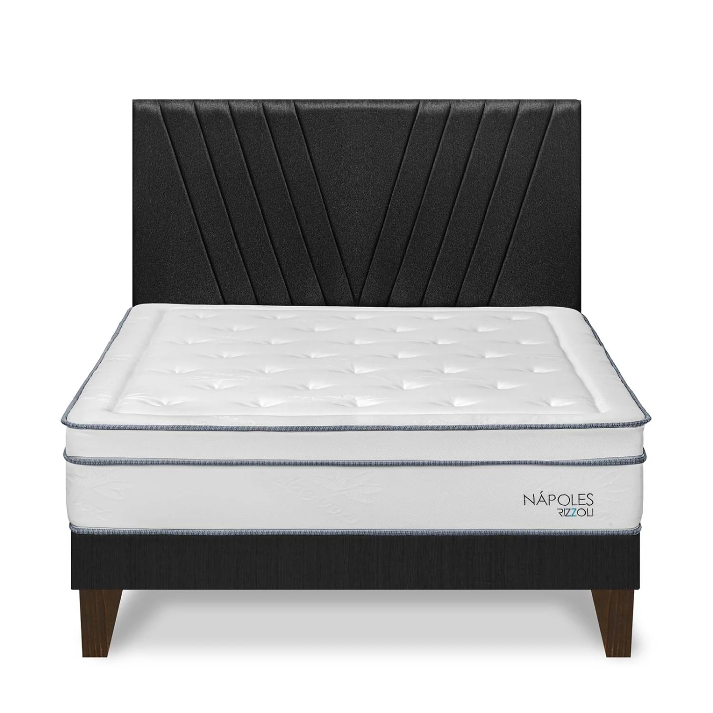 DORMITORIO EUROPEO RIZZOLI NAPOLES KING GRIS - 1