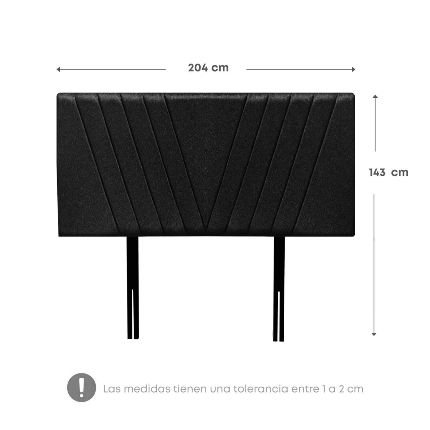 DORMITORIO EUROPEO RIZZOLI NAPOLES KING GRIS - 8