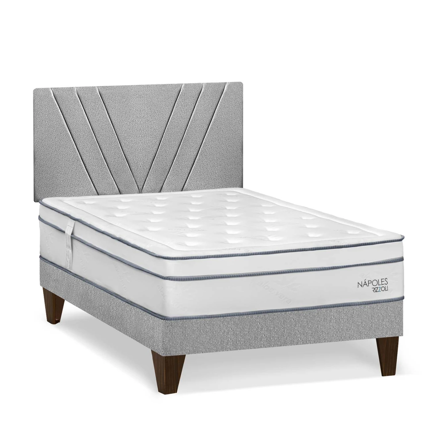 DORMITORIO EUROPEO RIZZOLI NAPOLES 2 PLAZAS PLATA - 2