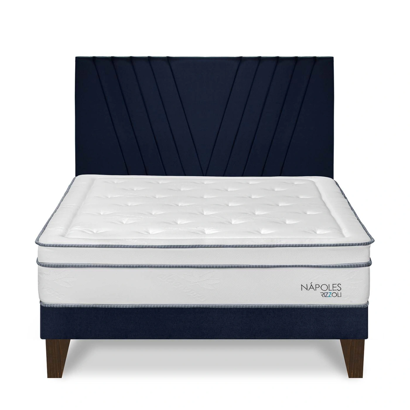 DORMITORIO EUROPEO RIZZOLI NAPOLES KING AZUL - 1