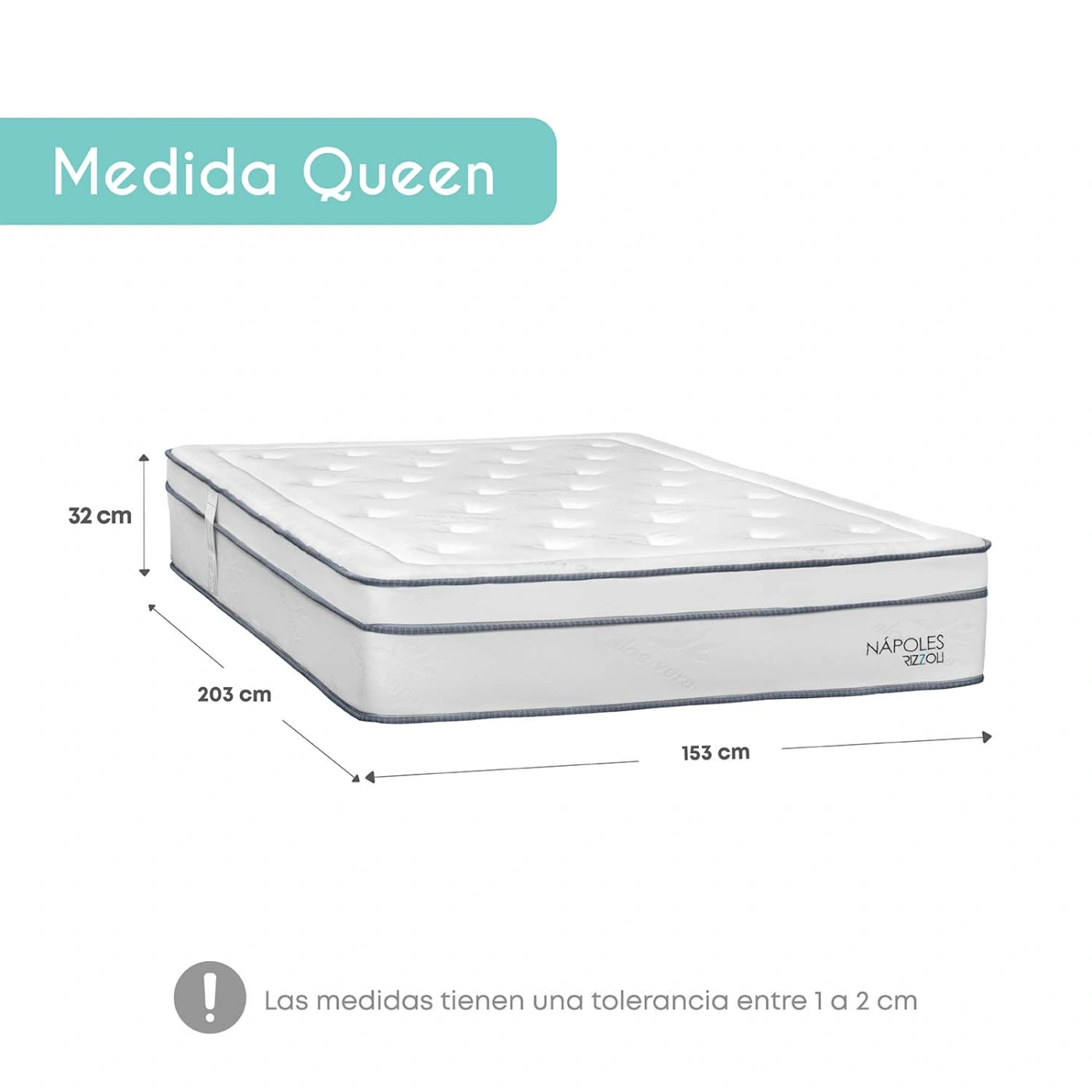 DORMITORIO RIZZOLI NAPOLES QUEEN CON CAJONES GRIS - 6