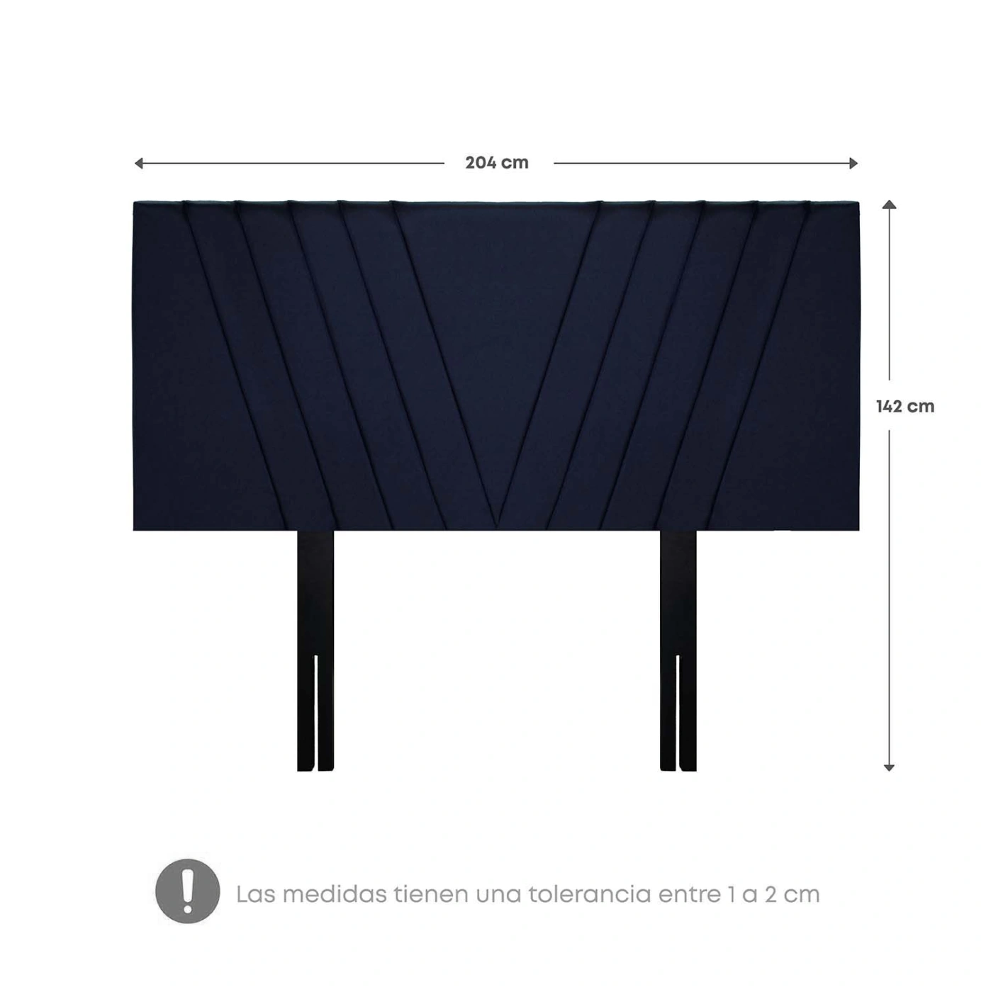 DORMITORIO RIZZOLI NAPOLES KING CON CAJONES AZUL - 8