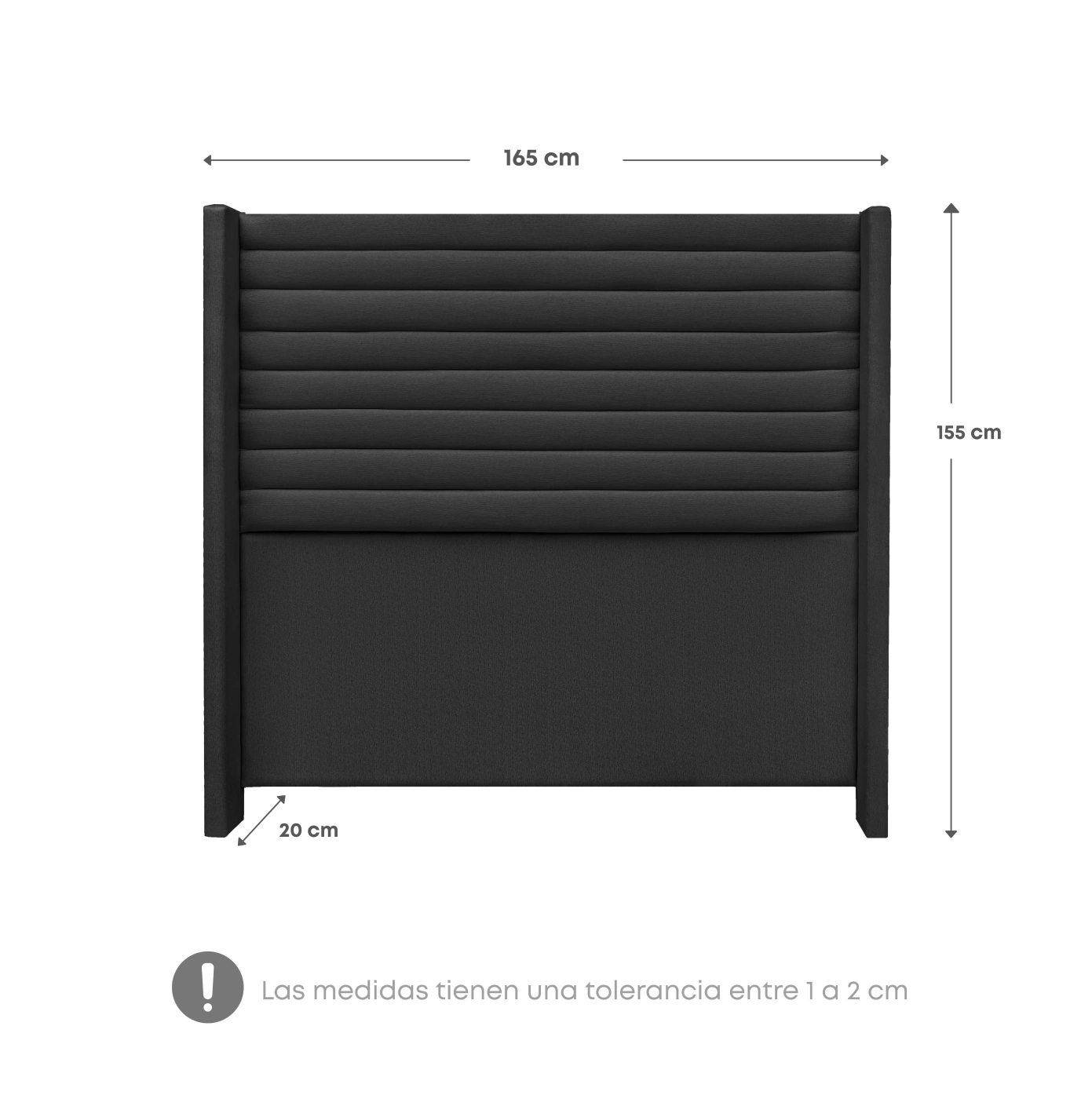DORMITORIO EUROPEO RIZZOLI ZENNA QUEEN GRIS - 7