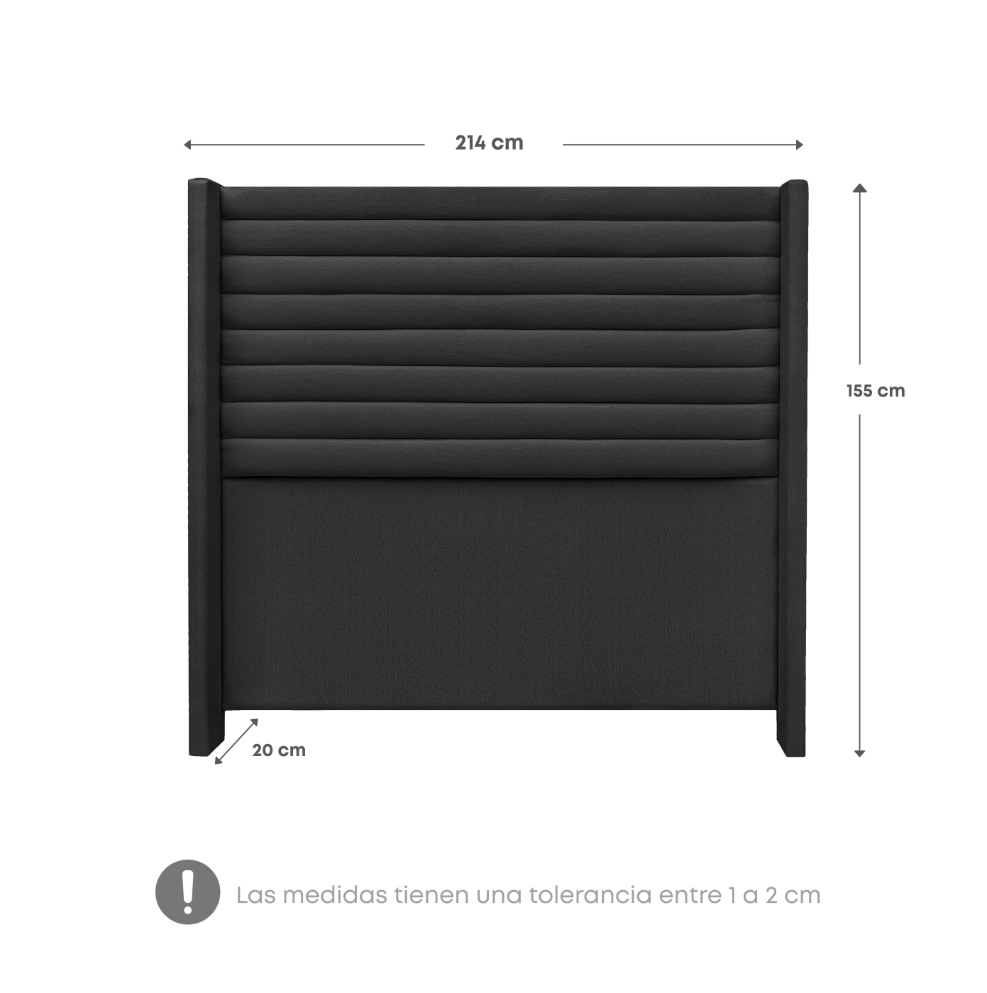 DORMITORIO EUROPEO RIZZOLI ZENNA KING GRIS - 7