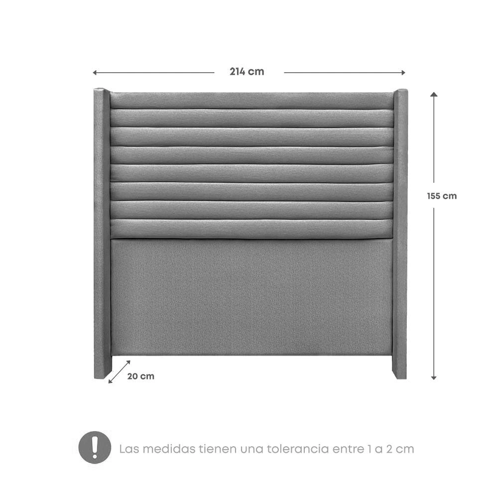 DORMITORIO EUROPEO RIZZOLI ZENNA KING PLATA - 7