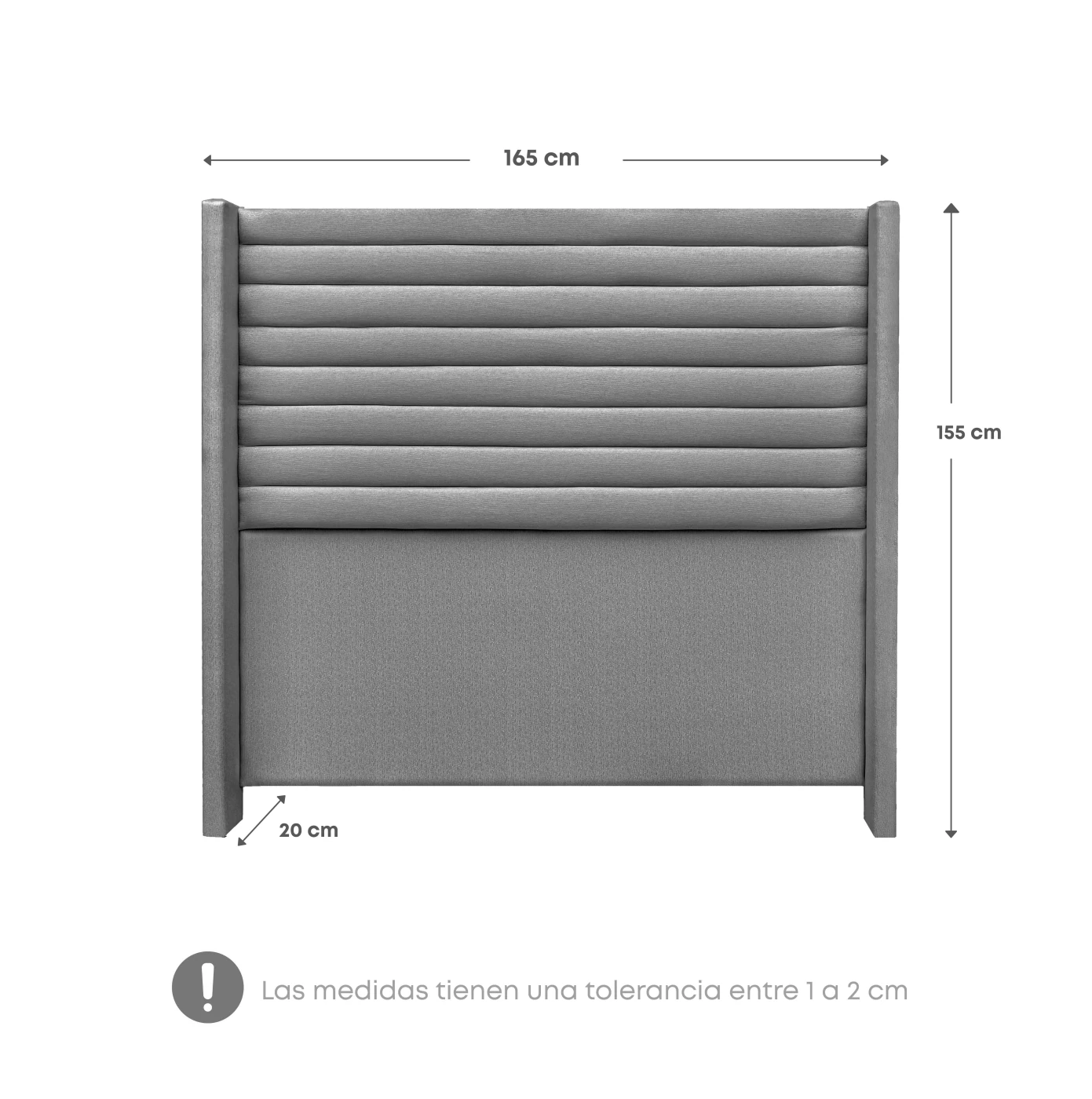 DORMITORIO RIZZOLI ZENNA QUEEN CON CAJONES PLATA - 7
