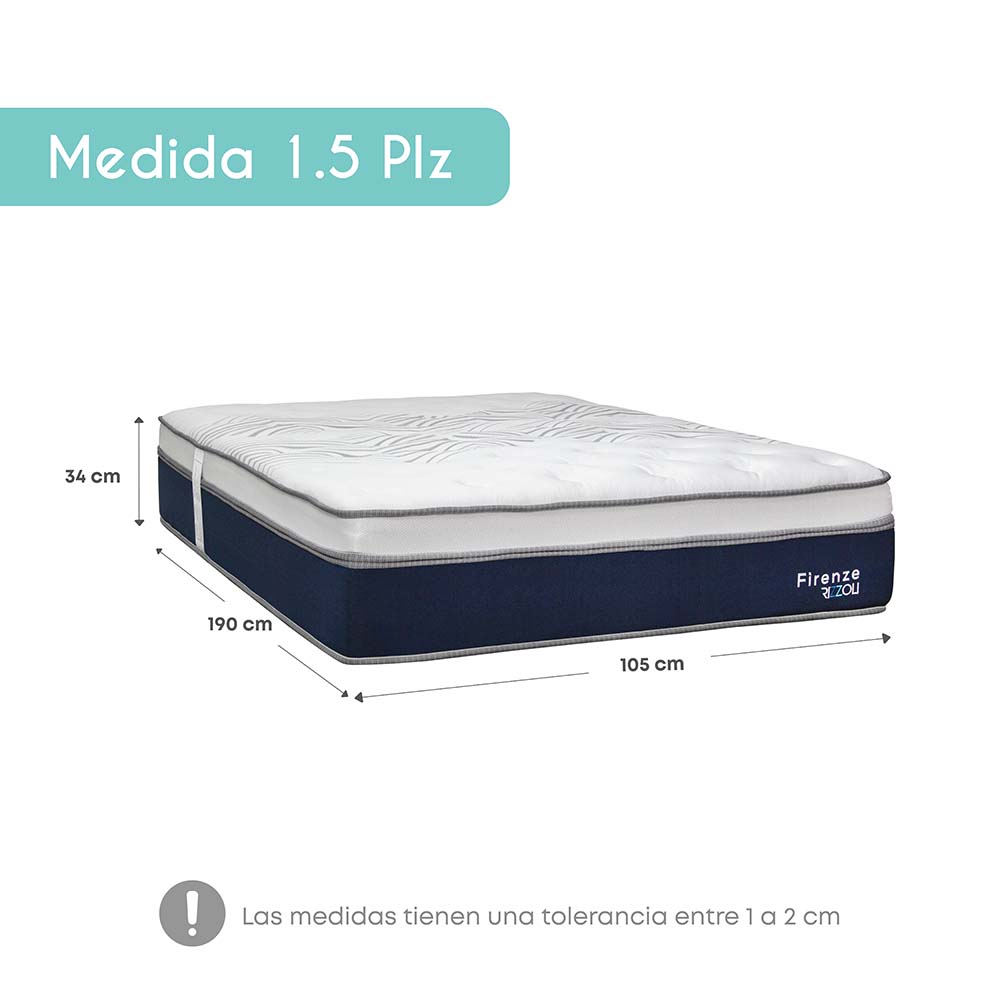 COLCHÓN RIZZOLI FIRENZE 1.5 PLAZAS - 6