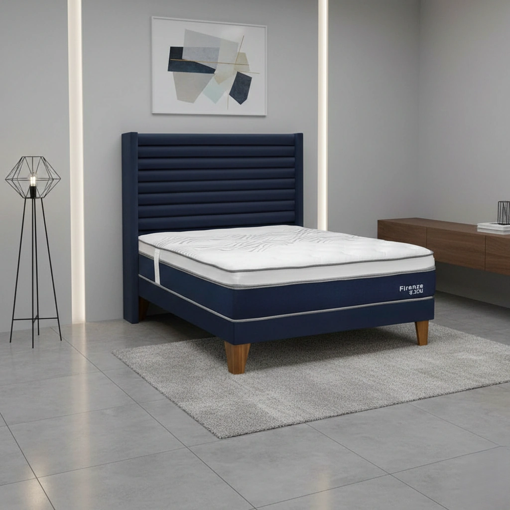 DORMITORIO EUROPEO RIZZOLI FIRENZE 2 PLAZAS AZUL - 1