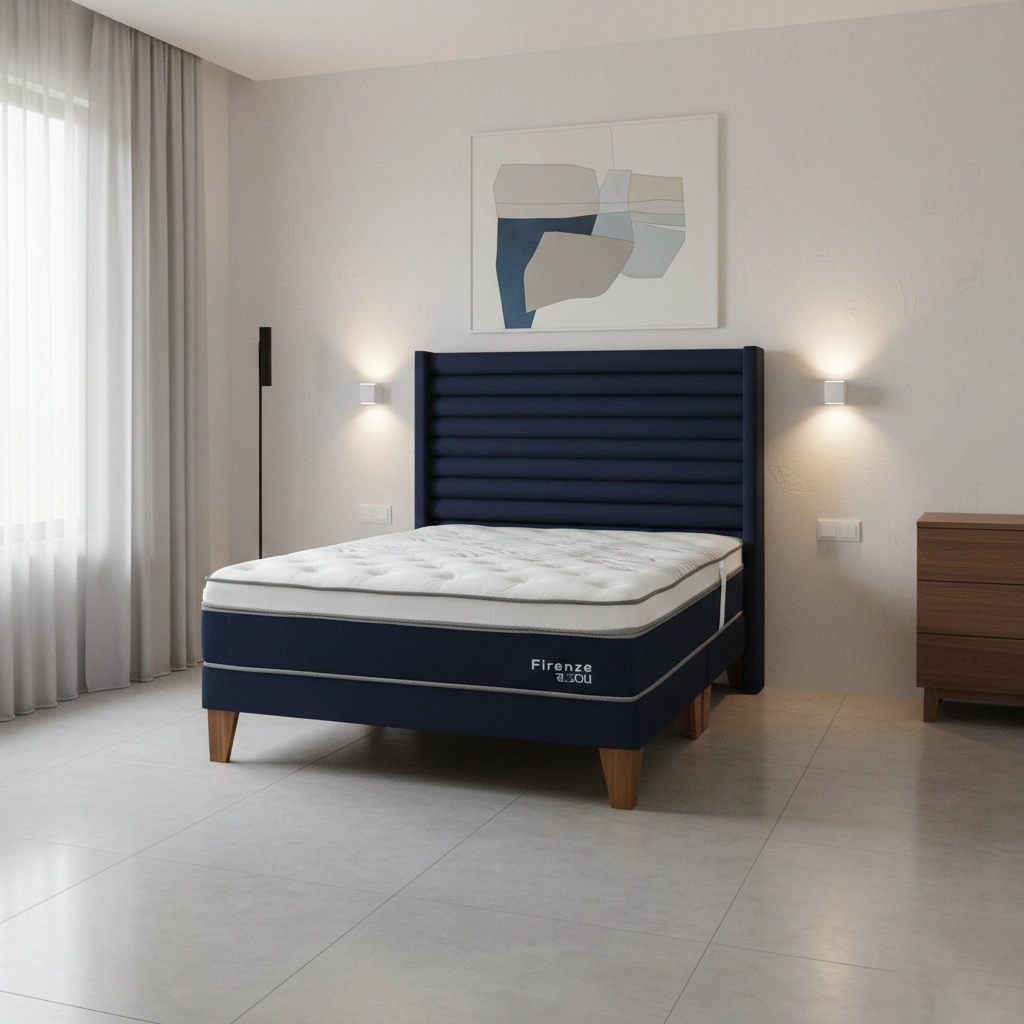 DORMITORIO EUROPEO RIZZOLI FIRENZE KING AZUL - 1