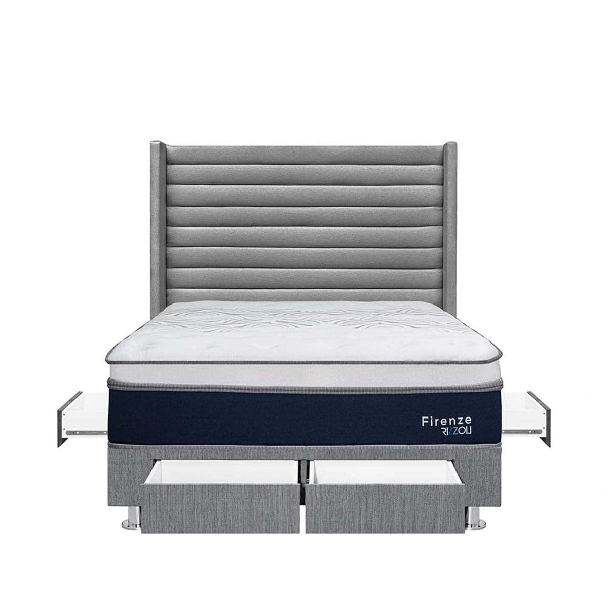 DORMITORIO RIZZOLI FIRENZE QUEEN CON CAJONES PLATA - 2