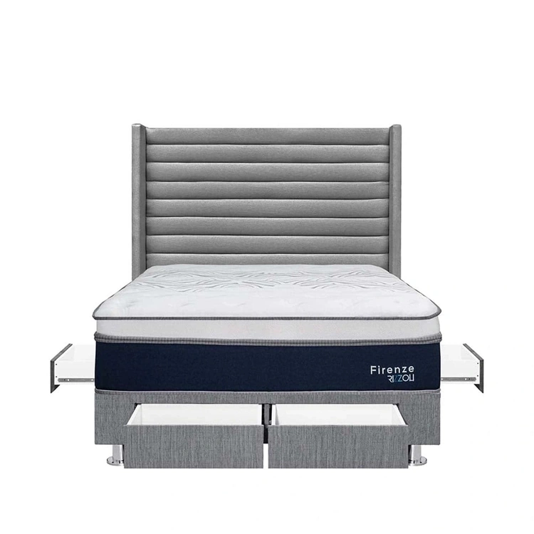 DORMITORIO AMERICANO RIZZOLI FIRENZE KING CON CAJONES PLATA - 2