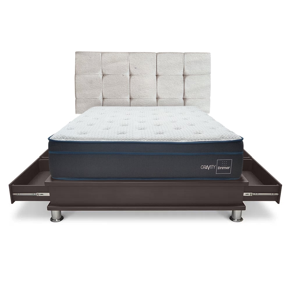 DORMITORIO DRIMER CUADROS PURE FRESH 1.5 PLAZAS CON CAJONES CUADROS GRAVITY - 2