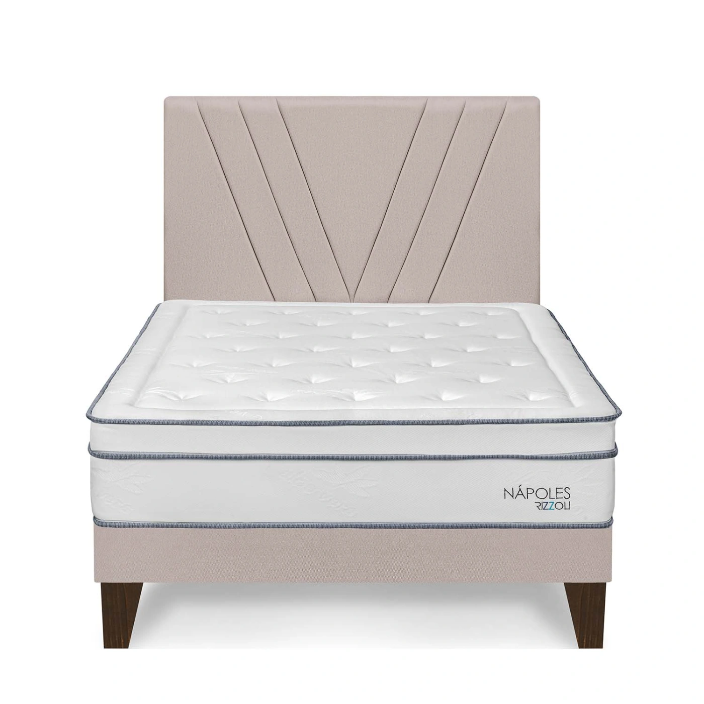 DORMITORIO EUROPEO RIZZOLI NAPOLES 2 PLAZAS BEIGE - 1