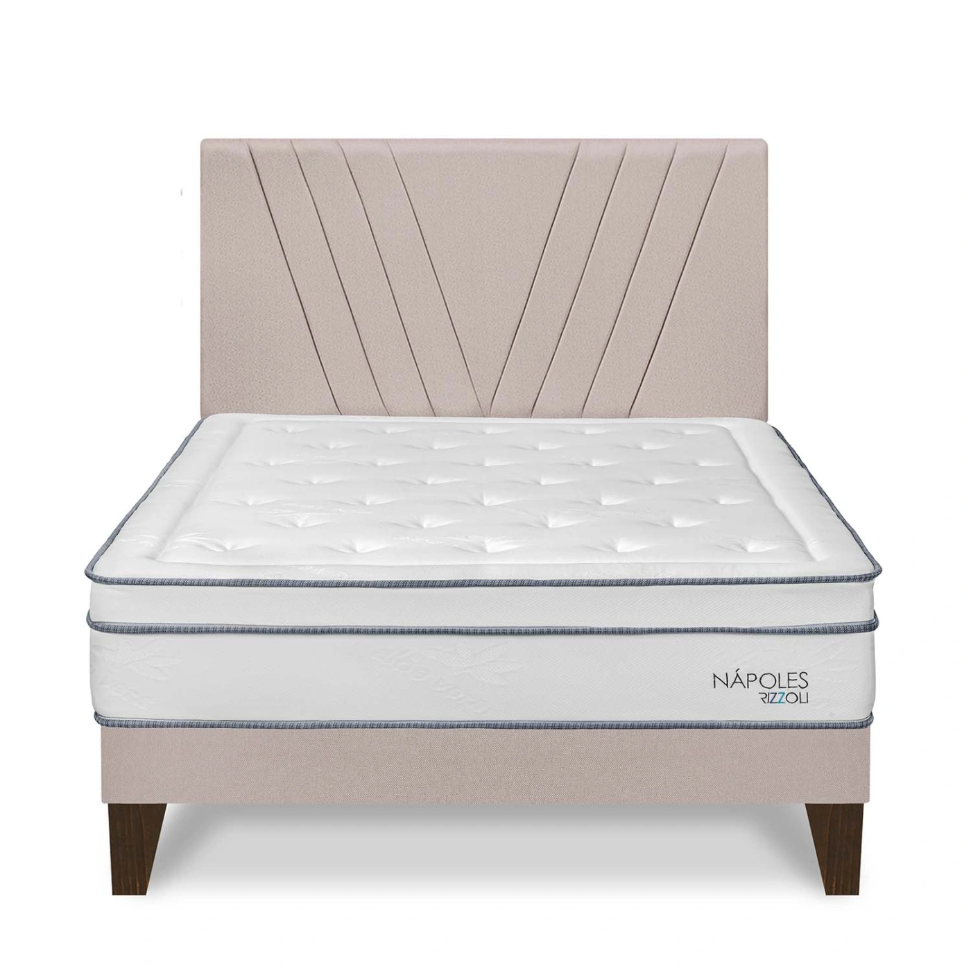 DORMITORIO EUROPEO RIZZOLI NAPOLES QUEEN BEIGE - 1